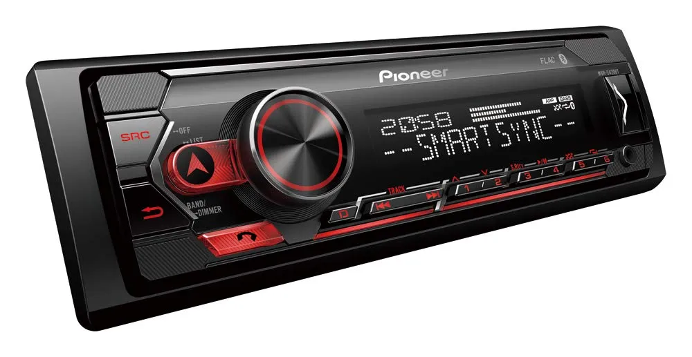 Pioneer MVH-S420BT 1-DIN Autoradio, Bluetooth, USB, AUX, Smart Sync - immagine 2