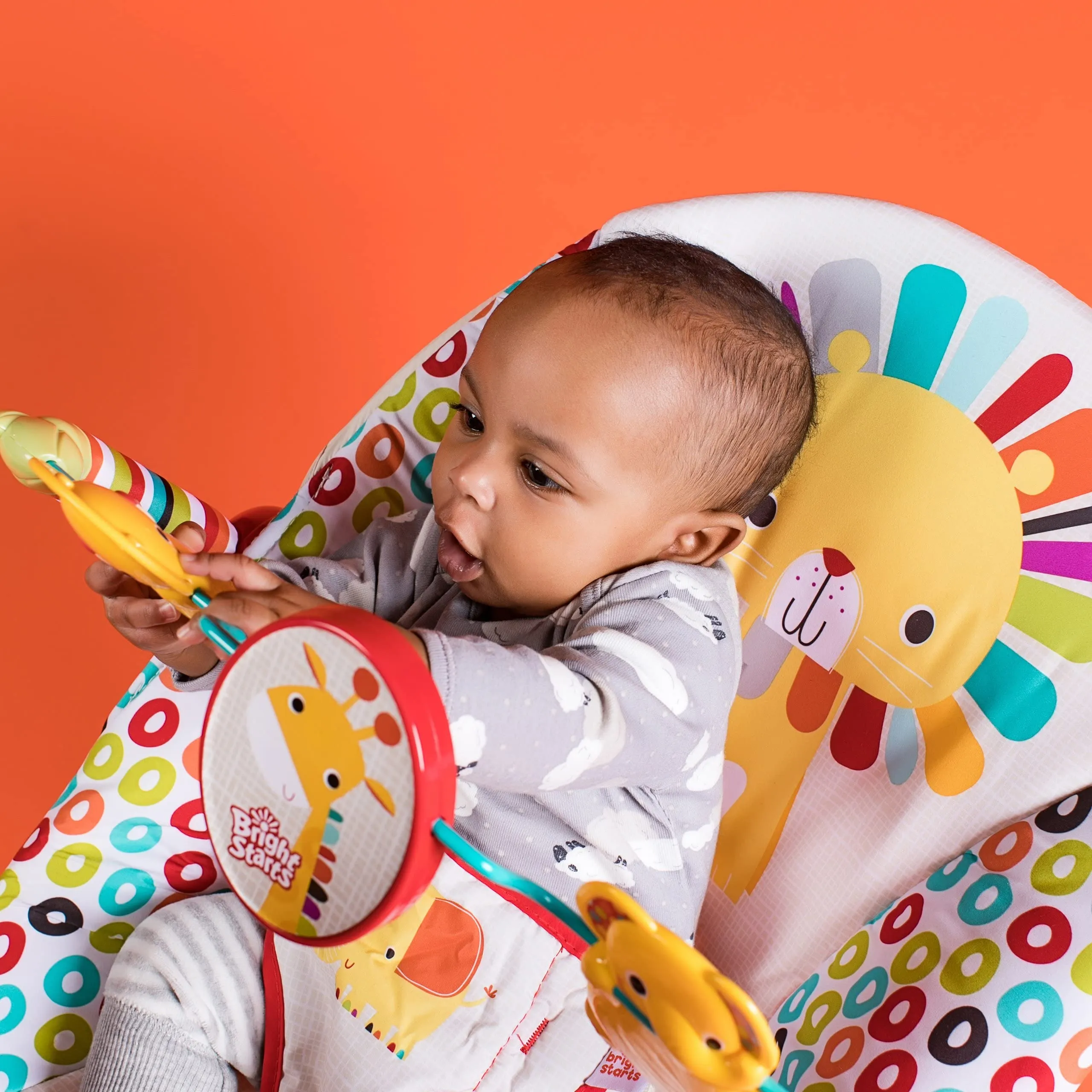 Bright Starts Seggiolino Vibrante Playful Paradise per Neonati 0-6 Mesi - immagine 9