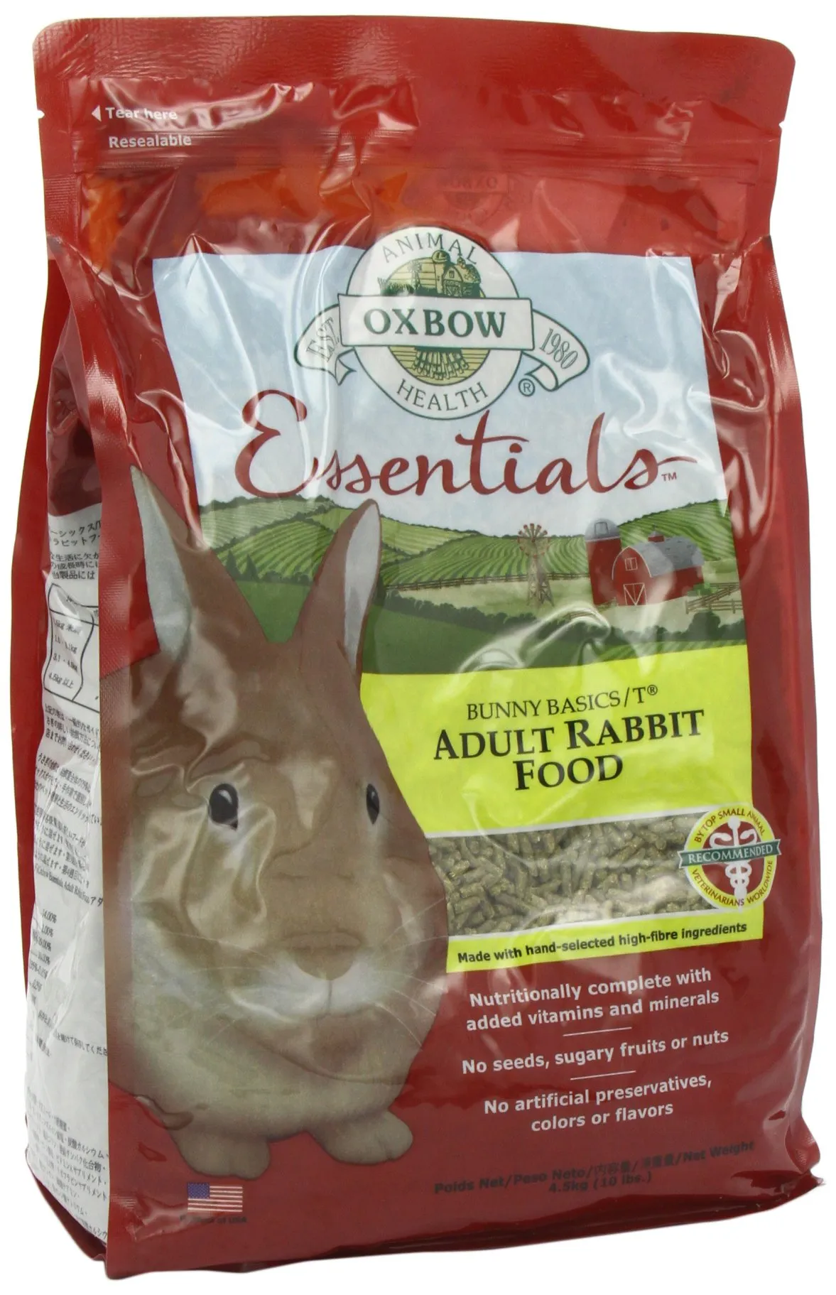 Oxbow Mangime per Coniglio Adulto 4.5 kg - immagine 6