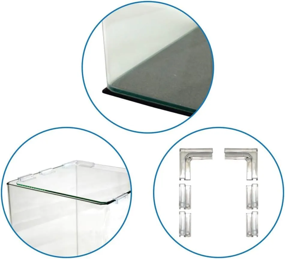 Amtra Nanotank System 20 - Acquario in vetro con luce LED e filtro, 25x25x30 cm, 18 Litri - immagine 4