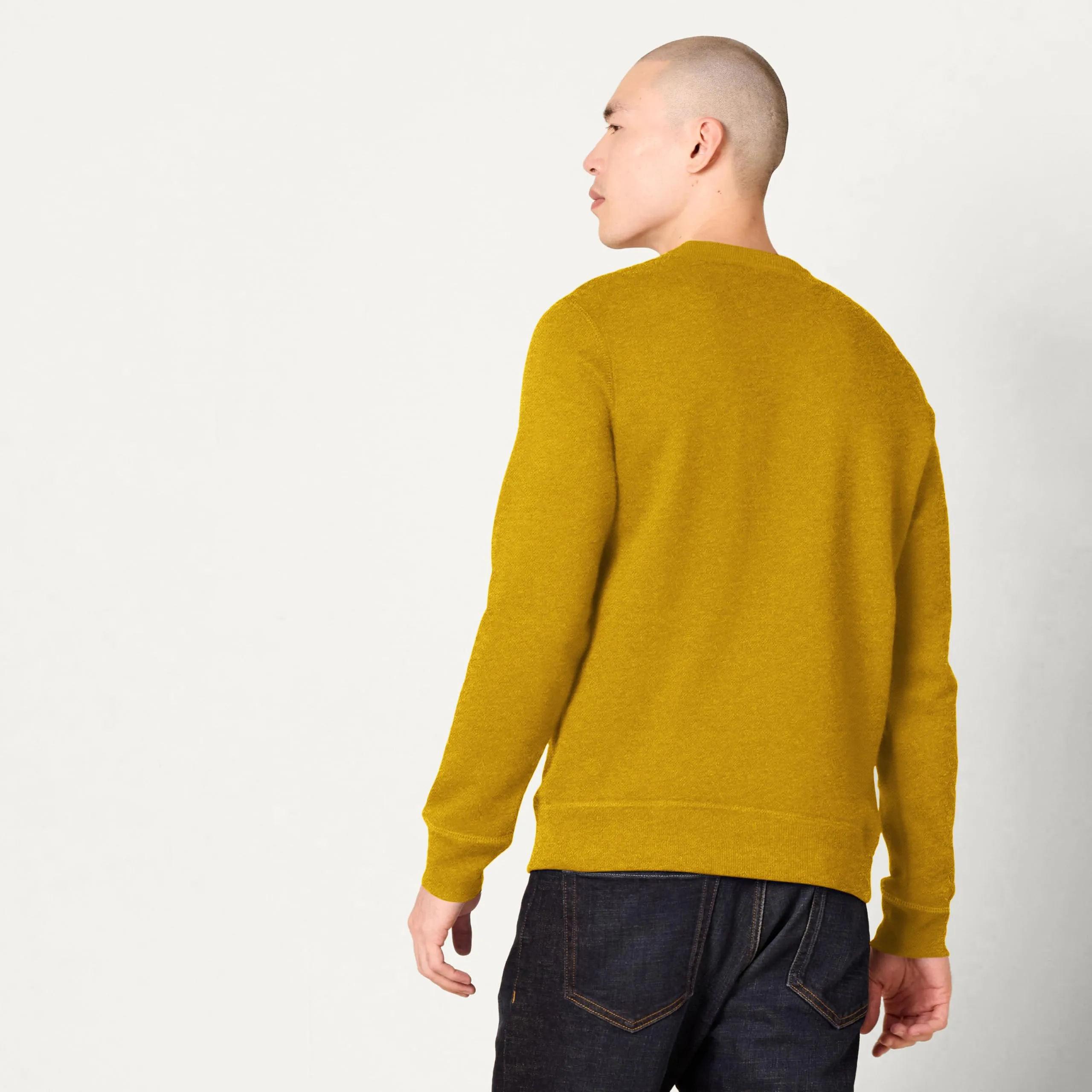 Amazon Essentials Felpa Girocollo in Pile Uomo, Oro, S - immagine 3