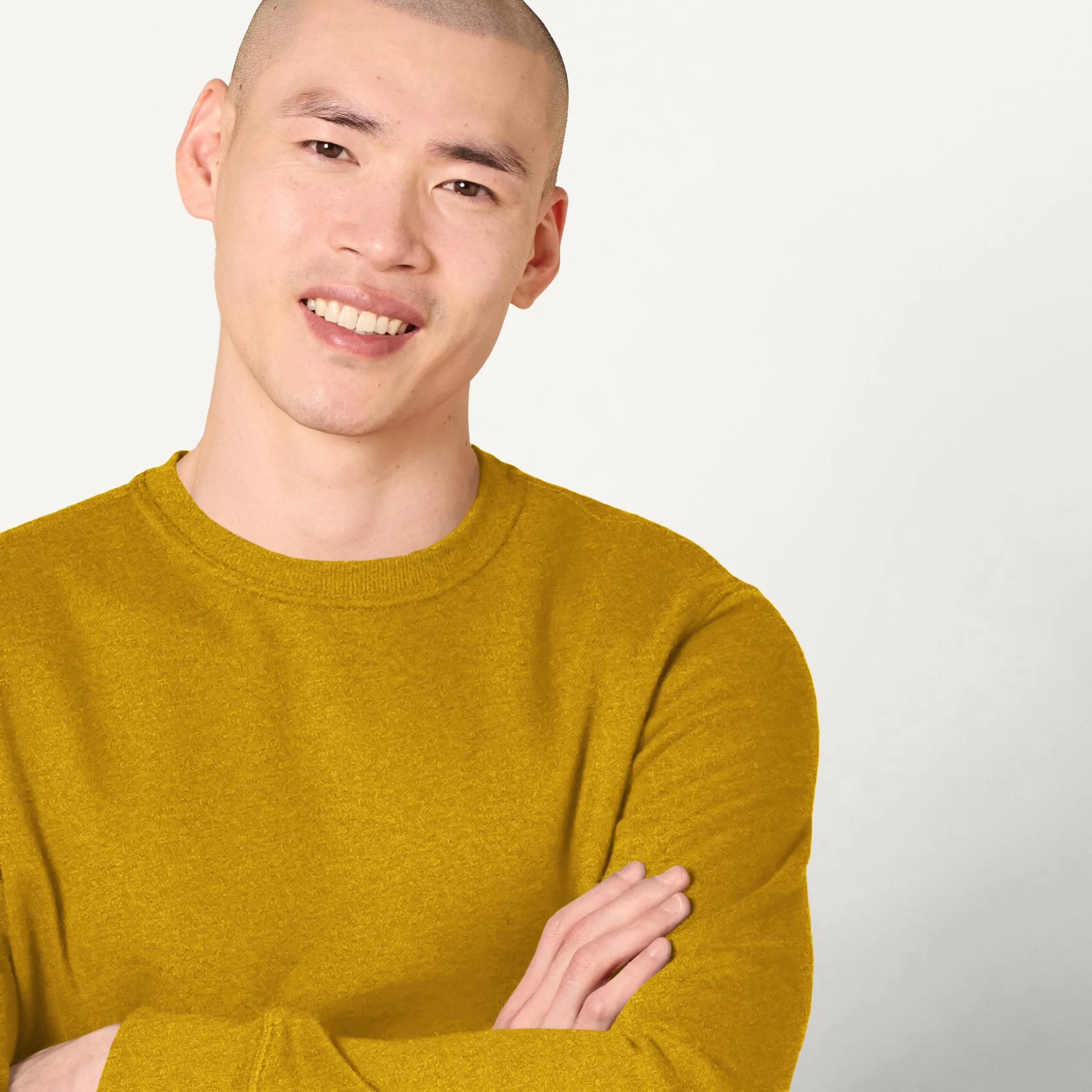 Amazon Essentials Felpa Girocollo in Pile Uomo, Oro, XXL - immagine 4