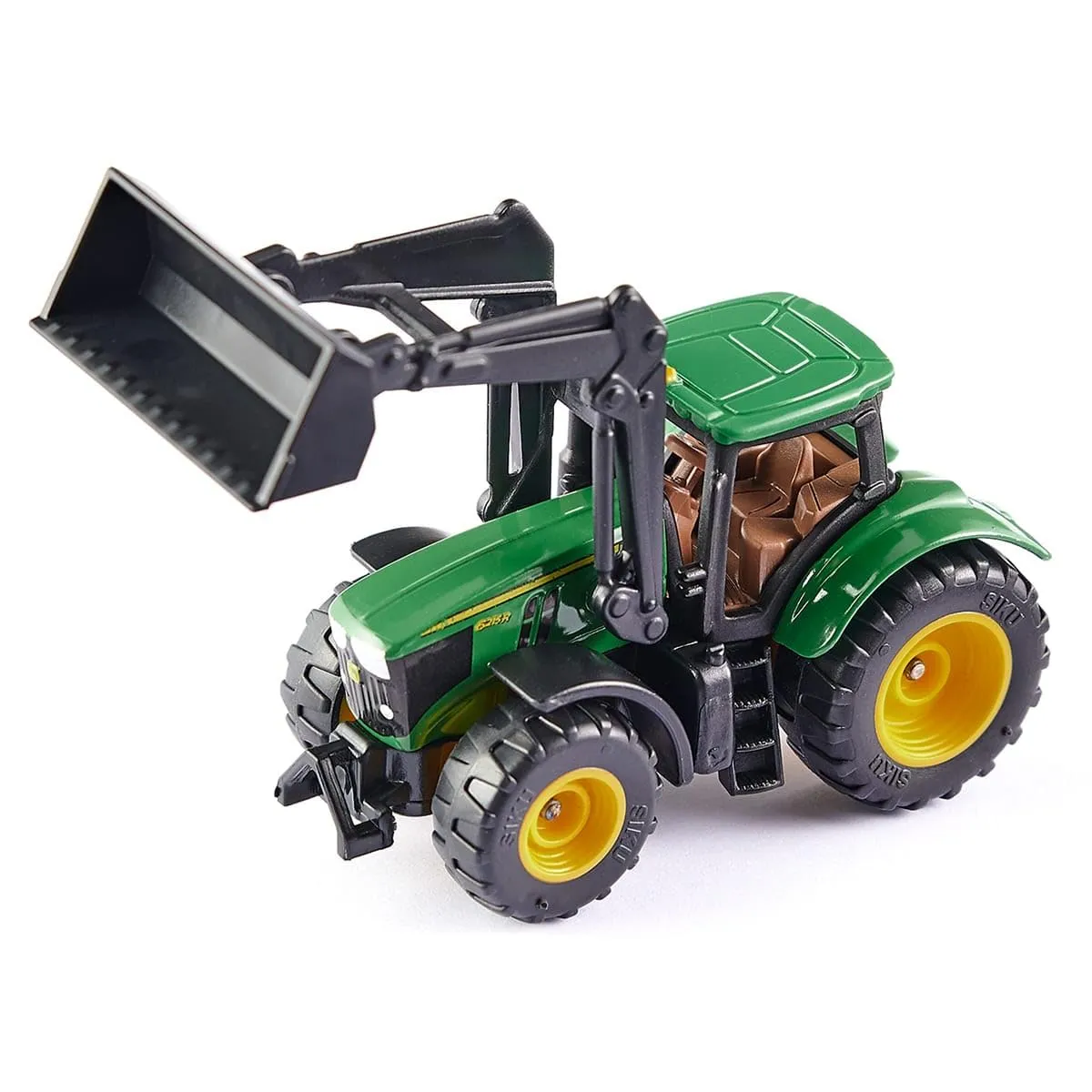 Siku 1395 John Deere Tractor with Front Loader, Green - immagine 4