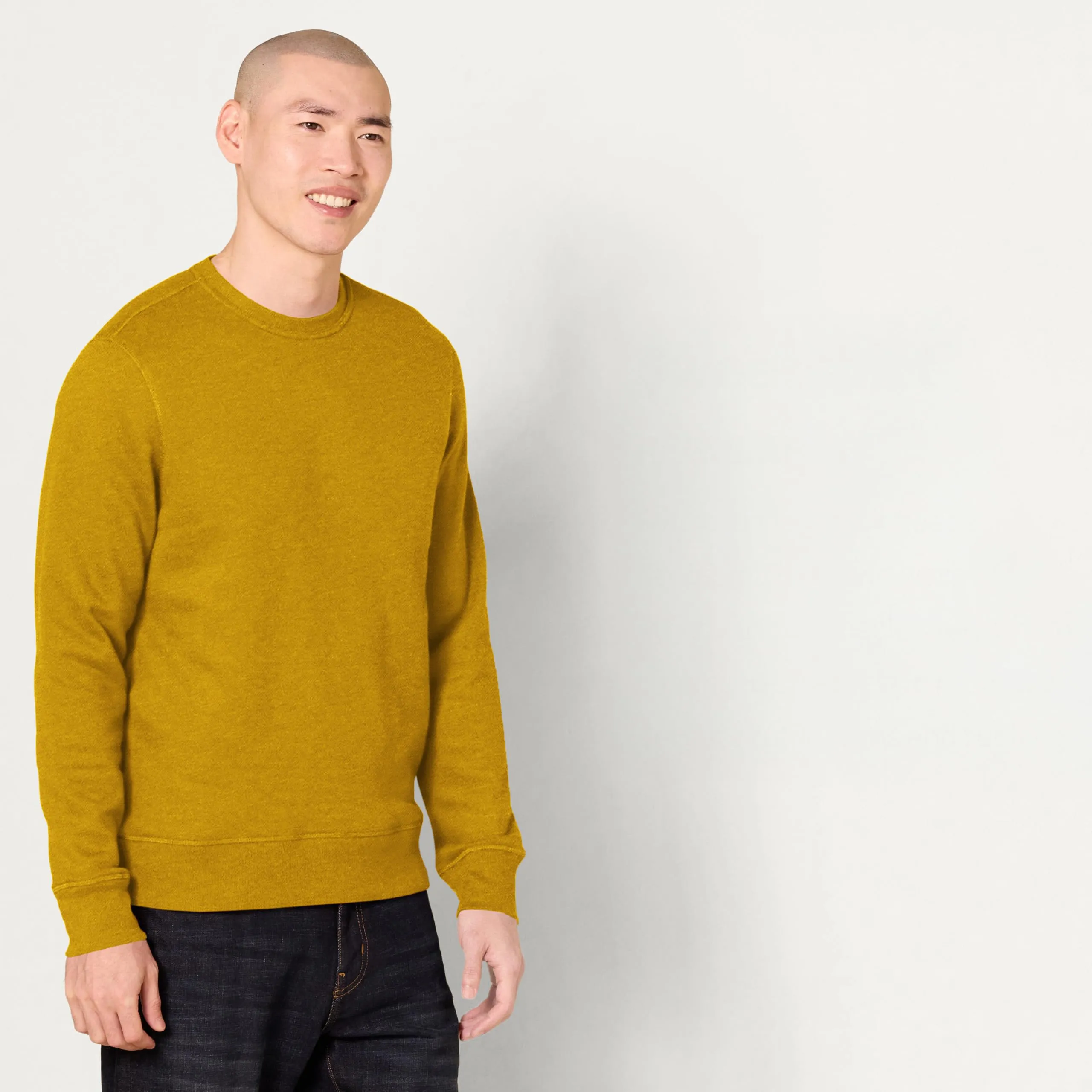 Amazon Essentials Felpa Girocollo in Pile Uomo, Oro, M - immagine 2