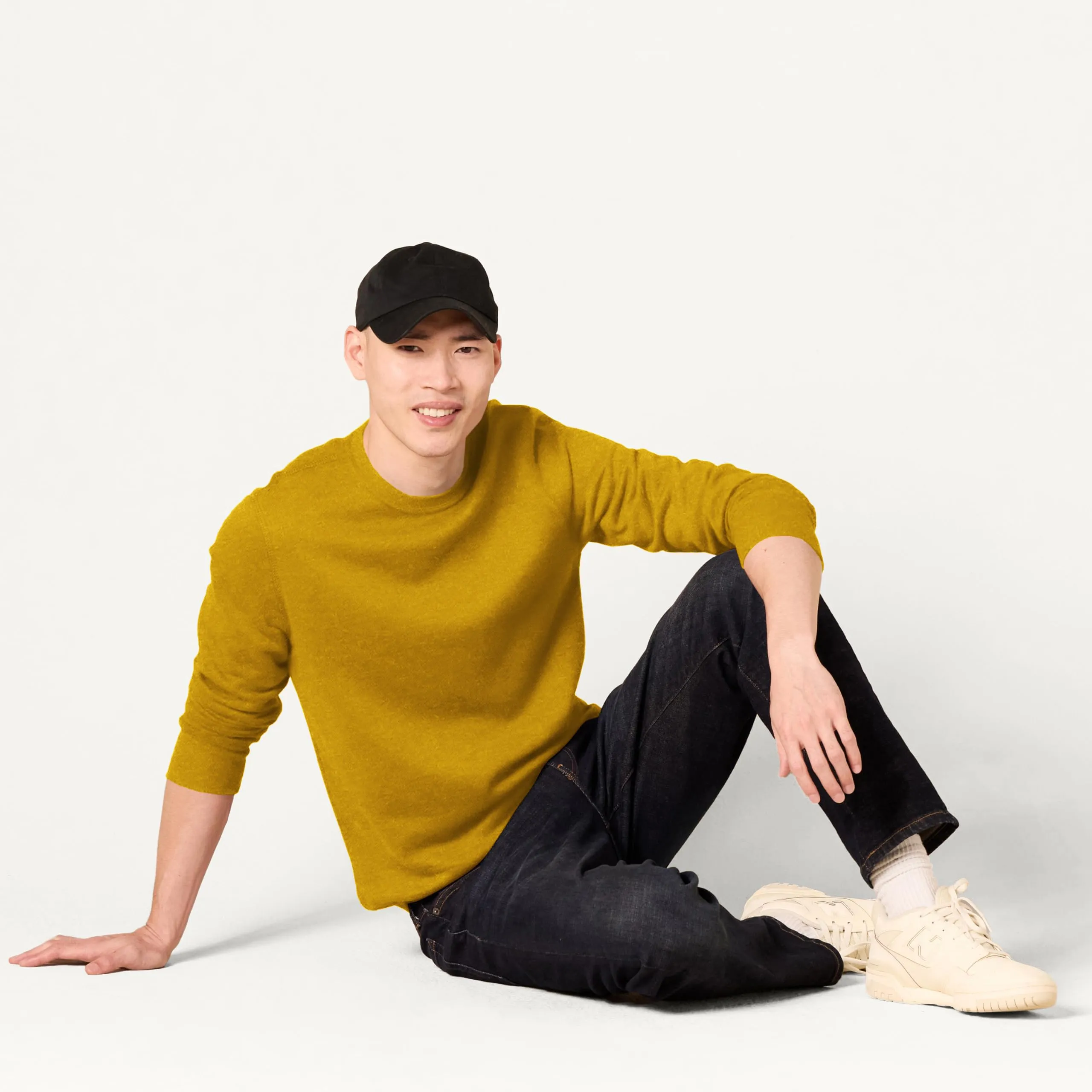 Amazon Essentials Felpa Girocollo in Pile Uomo, Oro, M - immagine 5