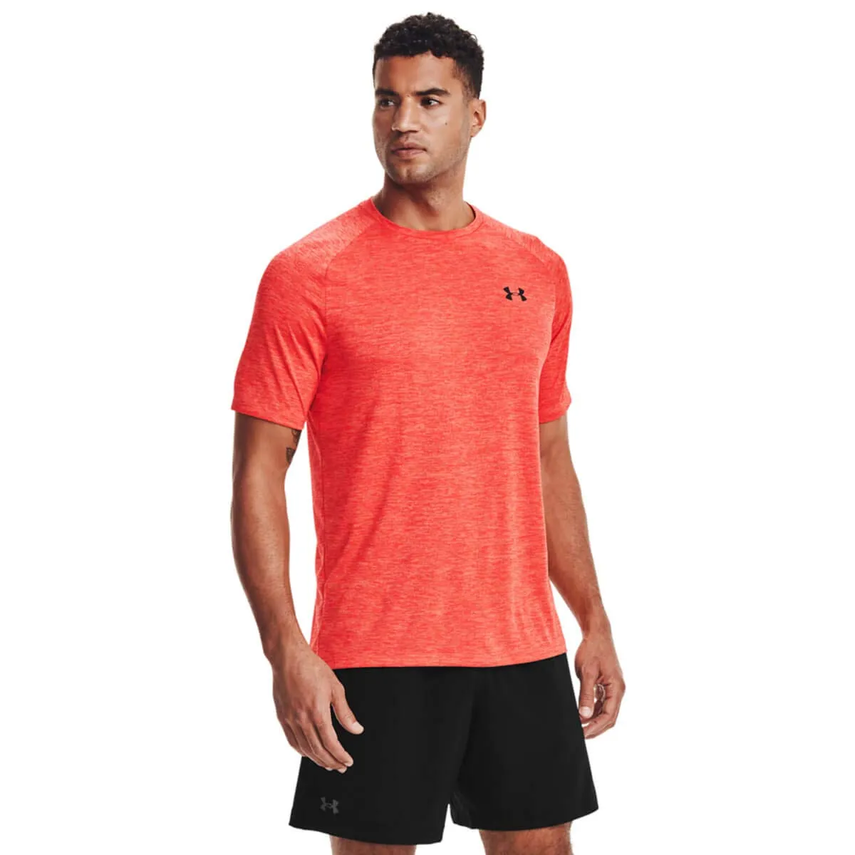 Under Armour UA Tech 2.0 Short Sleeve, Venom Red/Black, XS - immagine 1
