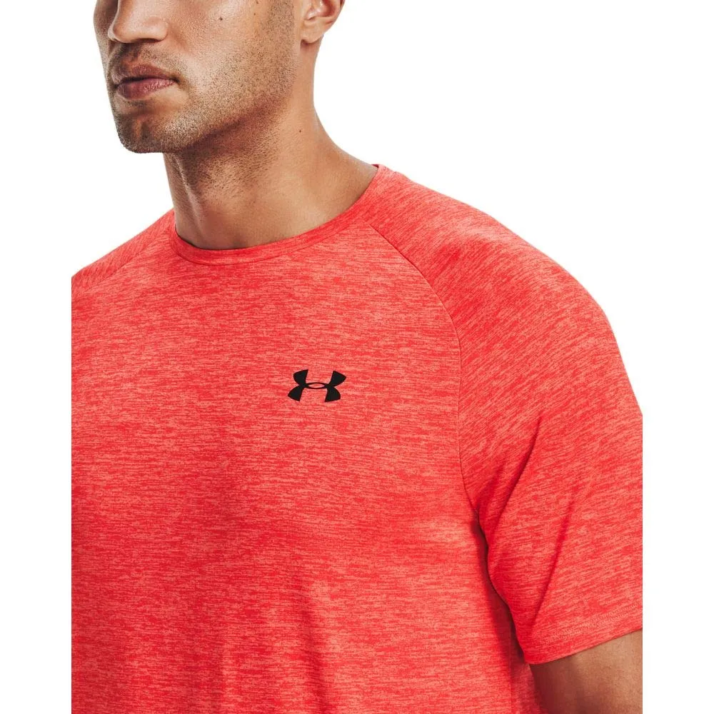 Under Armour UA Tech 2.0 Short Sleeve, Venom Red/Black, XS - immagine 3