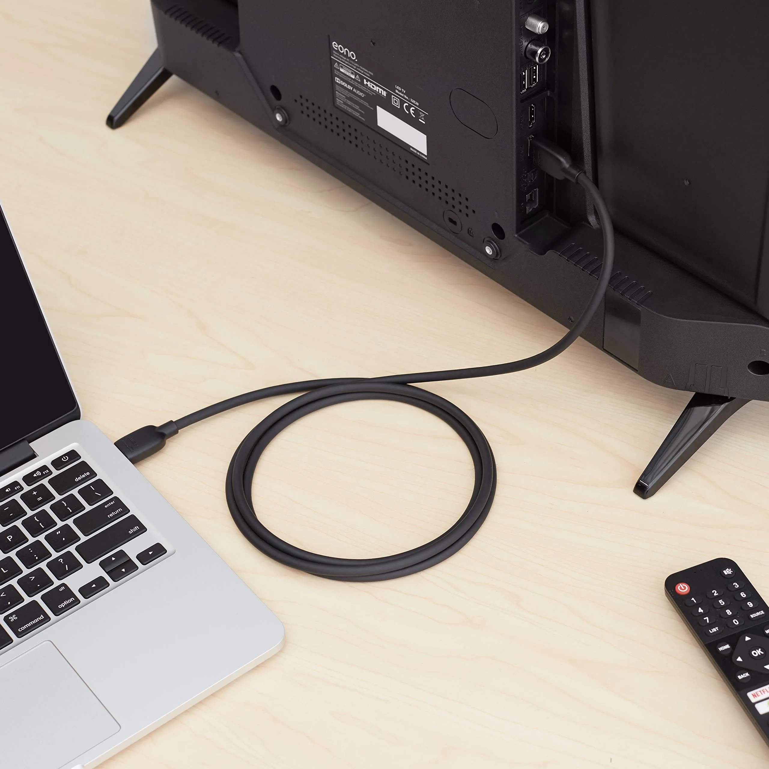 Amazon Basics HDMI 2.1 Cable, 6 Feet, 48Gbps, 8K@60Hz 4K@120Hz, Black - immagine 9