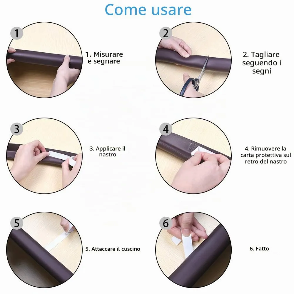 Vicloon Protezioni per Bordi e Angoli in Schiuma Anti Collisione per Bambini e Neonati - immagine 4