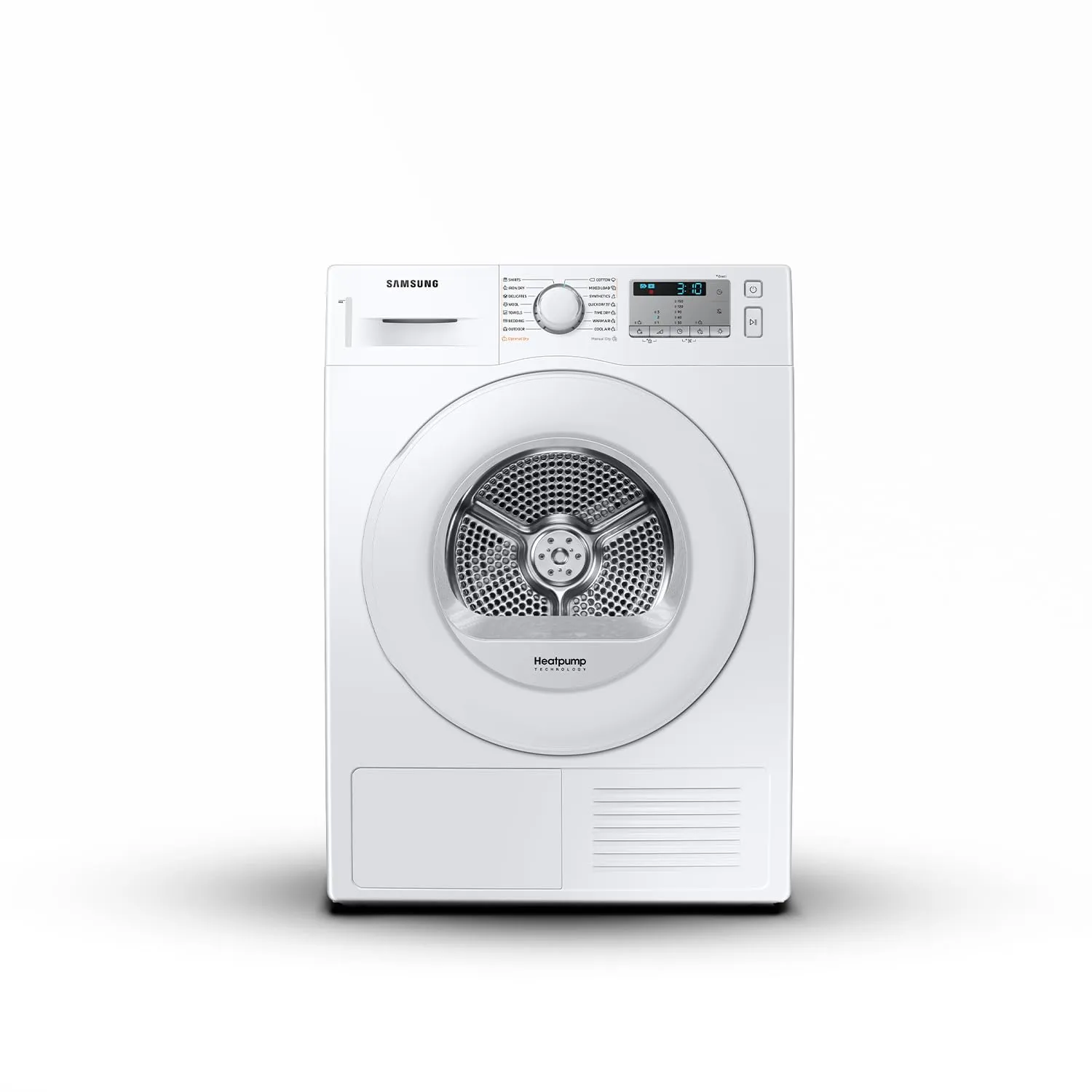Samsung Crystal Ecodry DV80TA020TH/ET Asciugatrice Pompa di Calore 8 kg, Bianco - immagine 1