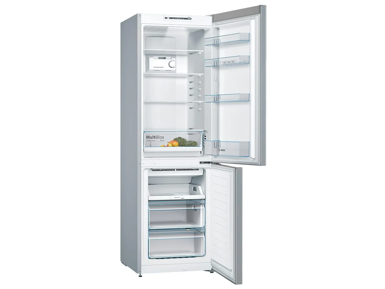 Bosch Serie 2 KGN36NLEA Total No Frost Refrigerator 186x60cm Silver - immagine 2