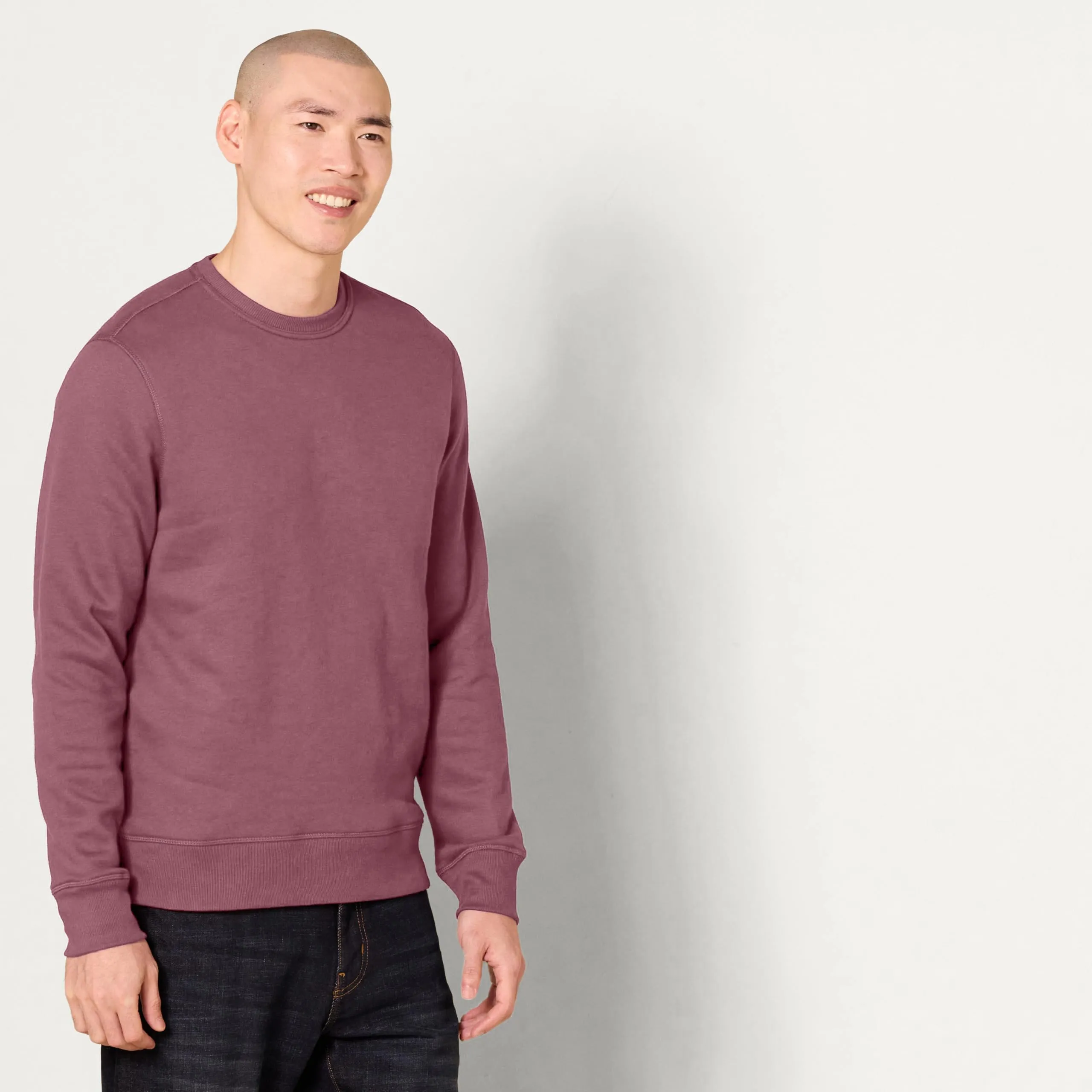 Amazon Essentials Felpa Girocollo in Pile Uomo, Porpora, XL - immagine 2