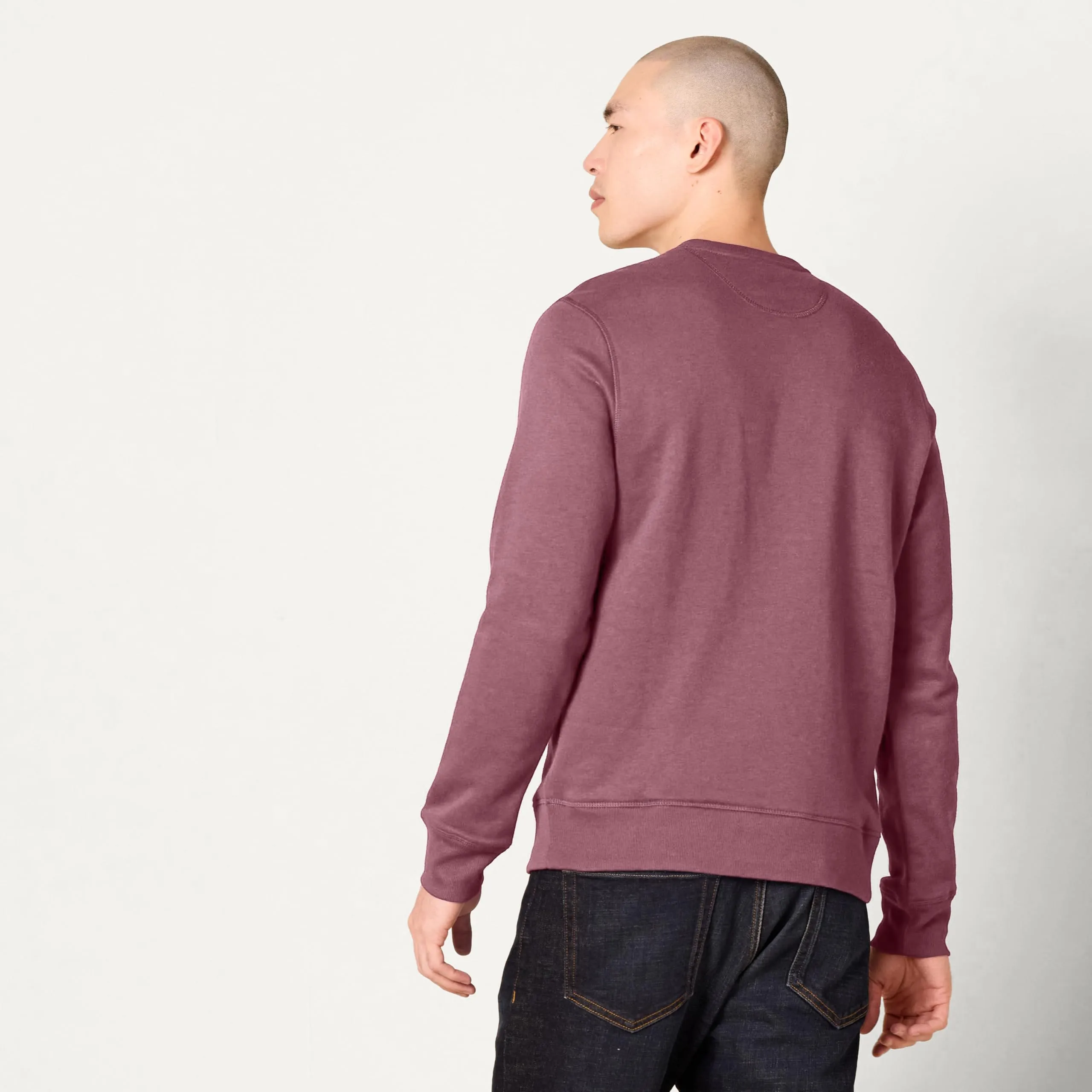 Amazon Essentials Felpa Girocollo in Pile Uomo, Porpora, XL - immagine 3