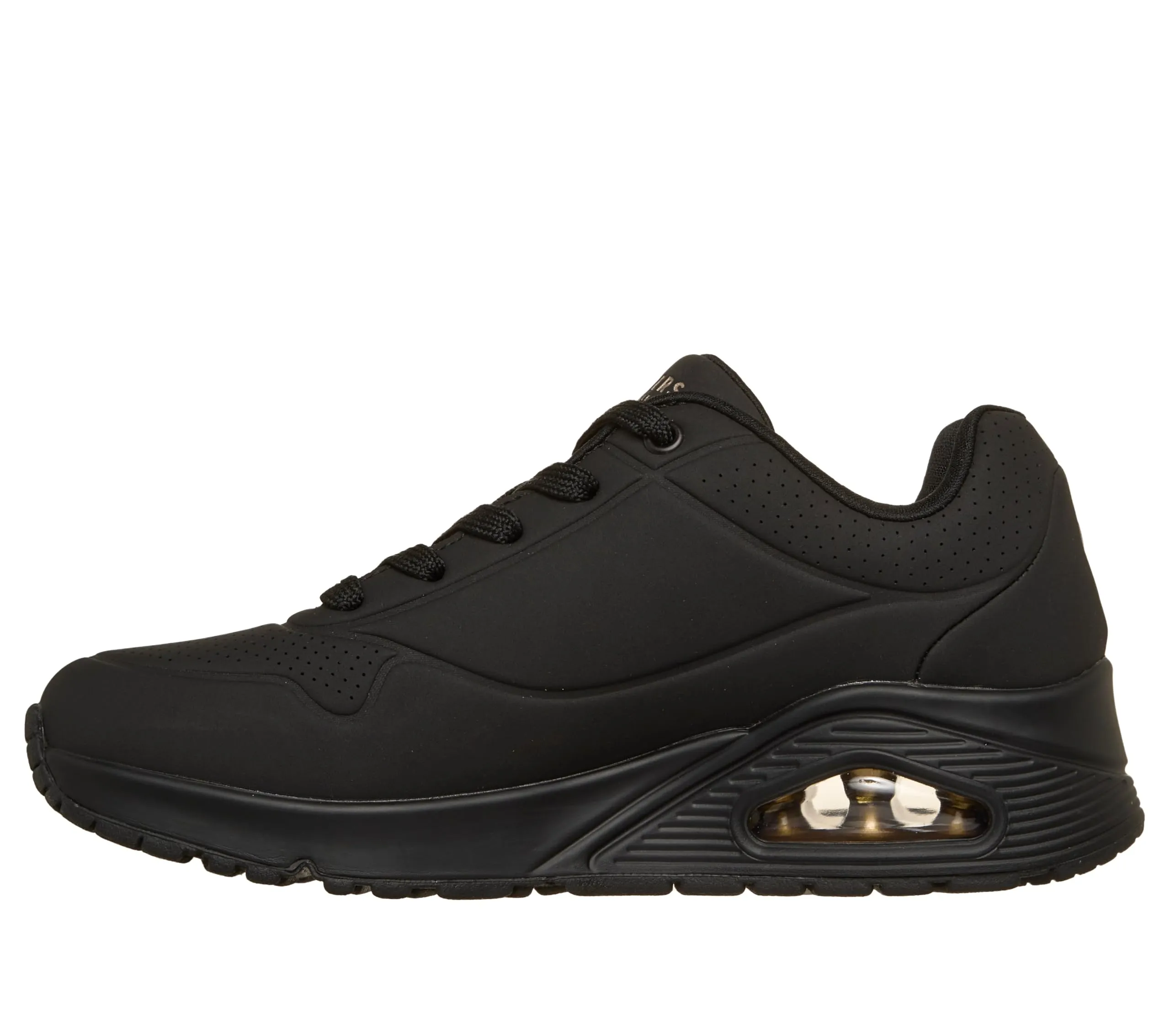 Skechers Uno-Stand On Air Scarpe da Ginnastica da Donna, Nero, 39.5 EU Larga - immagine 1
