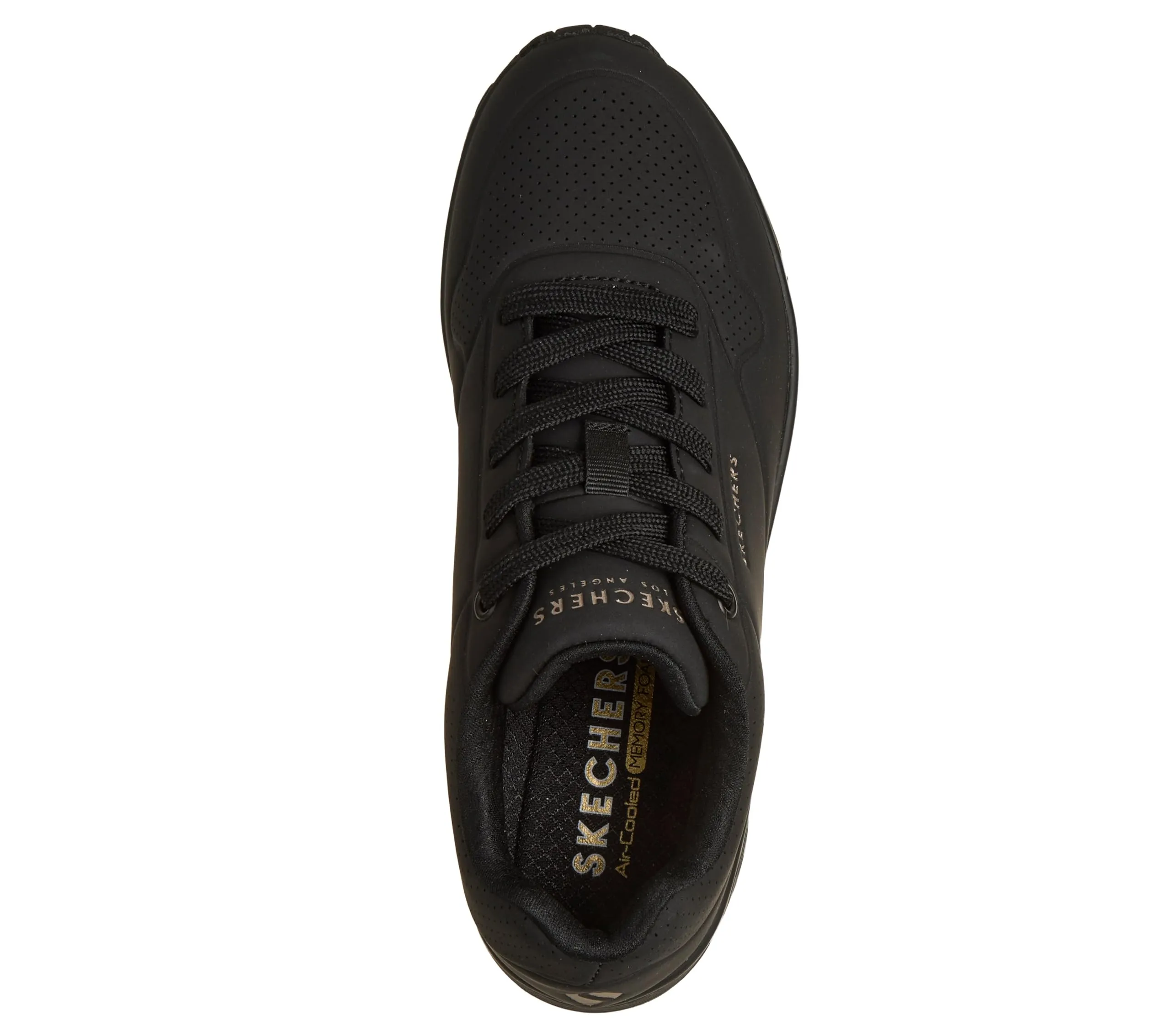 Skechers Uno-Stand On Air Scarpe da Ginnastica da Donna, Nero, 39.5 EU Larga - immagine 9