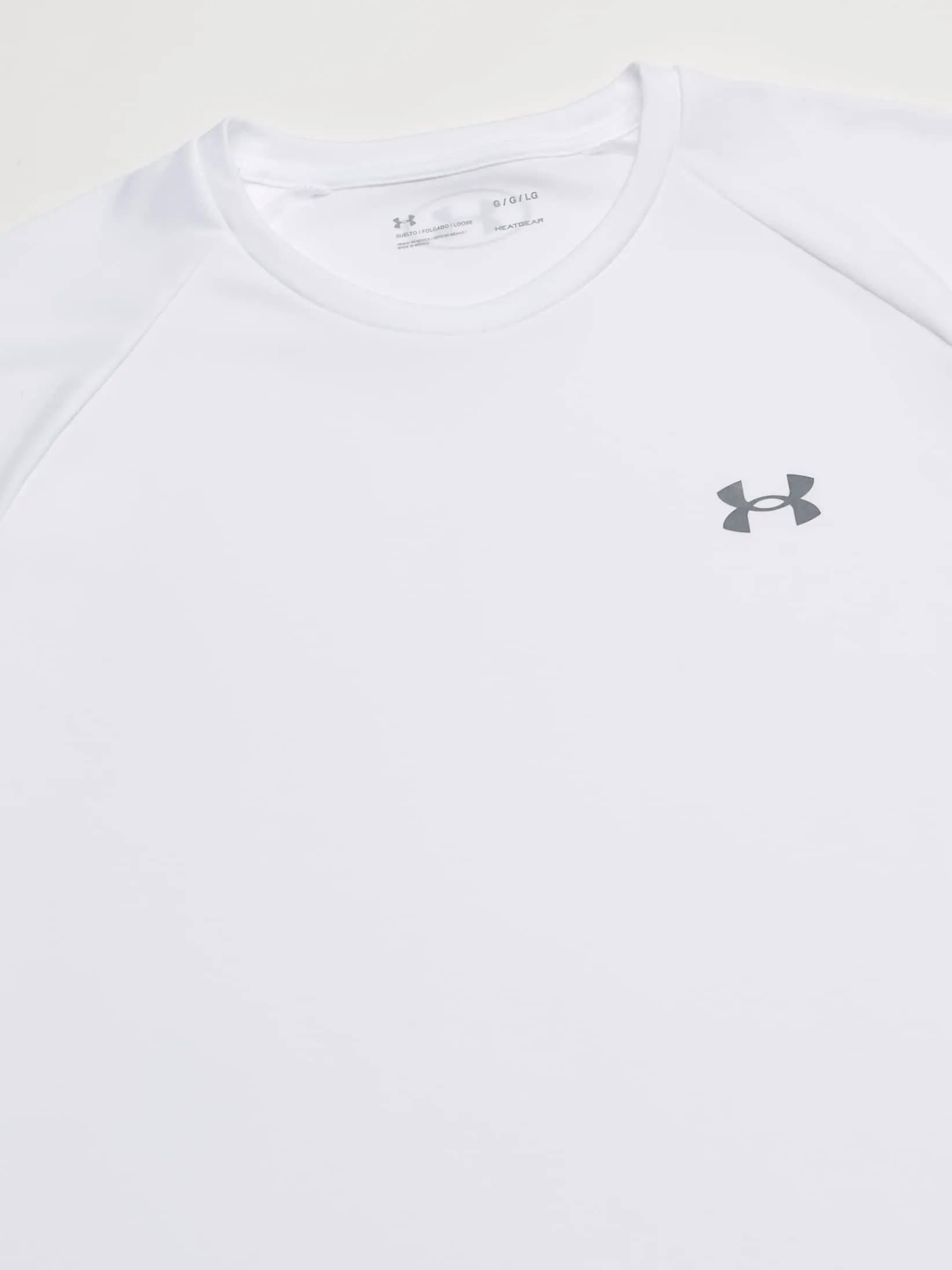 Under Armour Velocity 2.0 Men's Short Sleeve T-Shirt, White/Steel, S - immagine 2