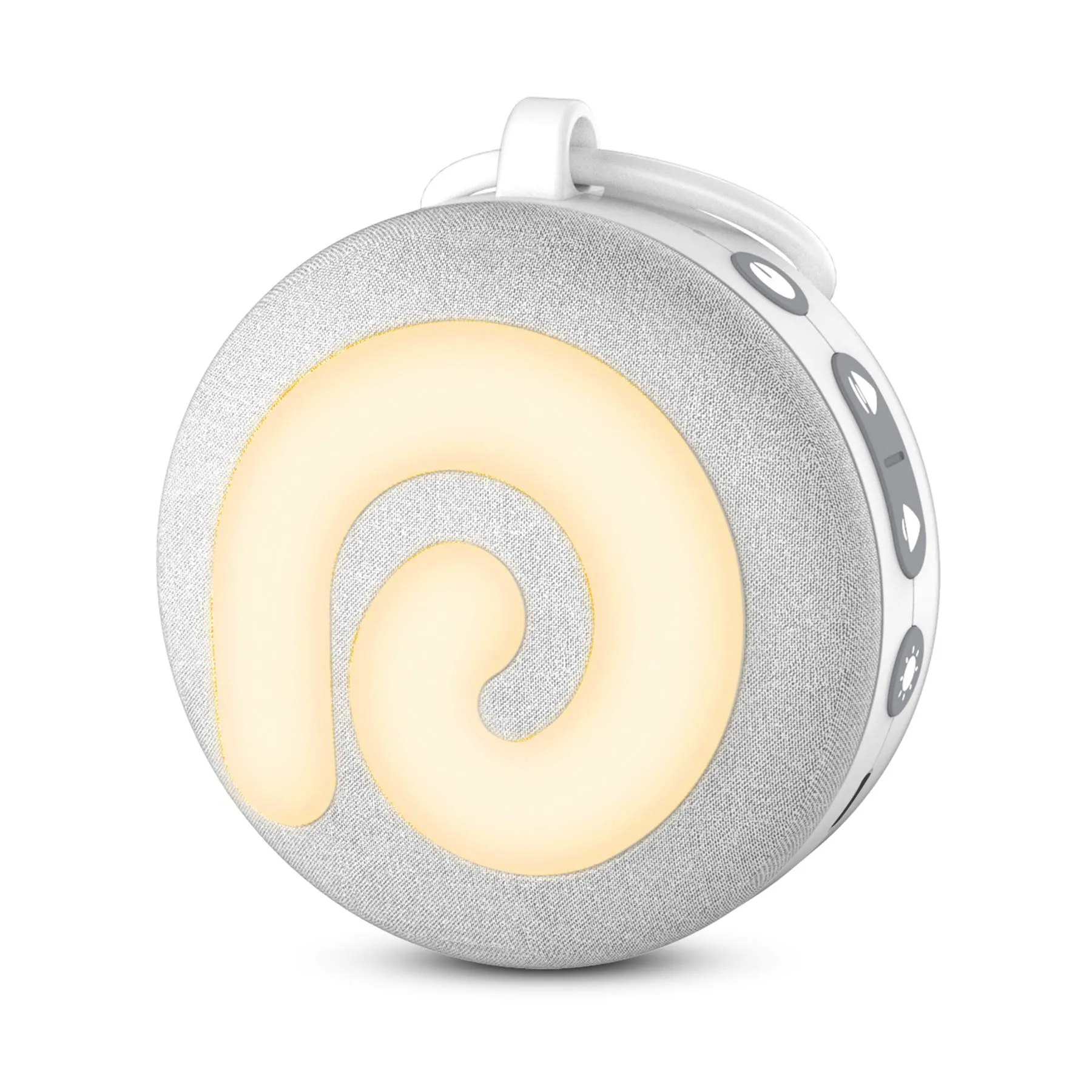 Dreamegg D11 Rumori Bianchi per Neonato con Luce Notturna, USB-C, Grigio - immagine 1