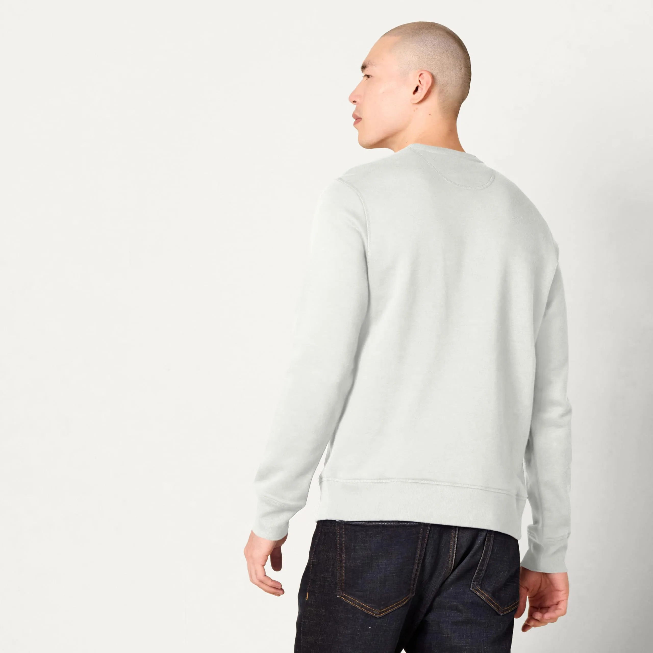 Amazon Essentials Felpa Girocollo in Pile Uomo, Grigio Chiaro, XS - immagine 3