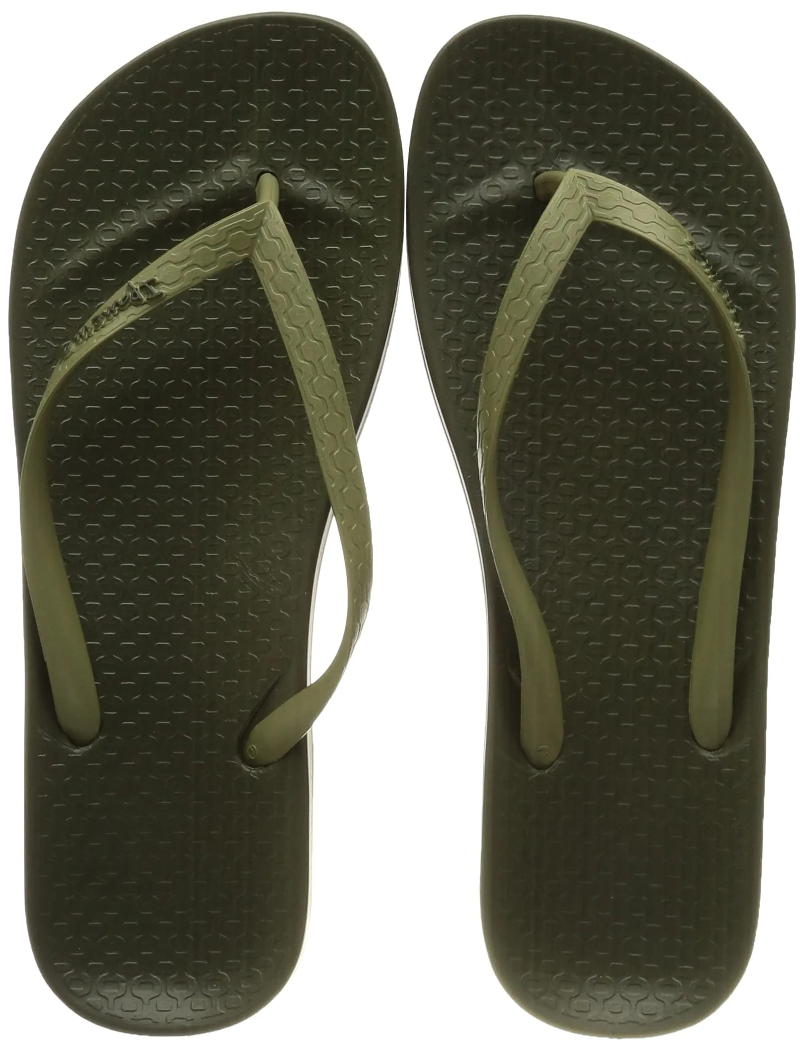 Ipanema Donna Anatomica Tan Flip Flops, Dark Green, 35.5 EU Stretta - immagine 1