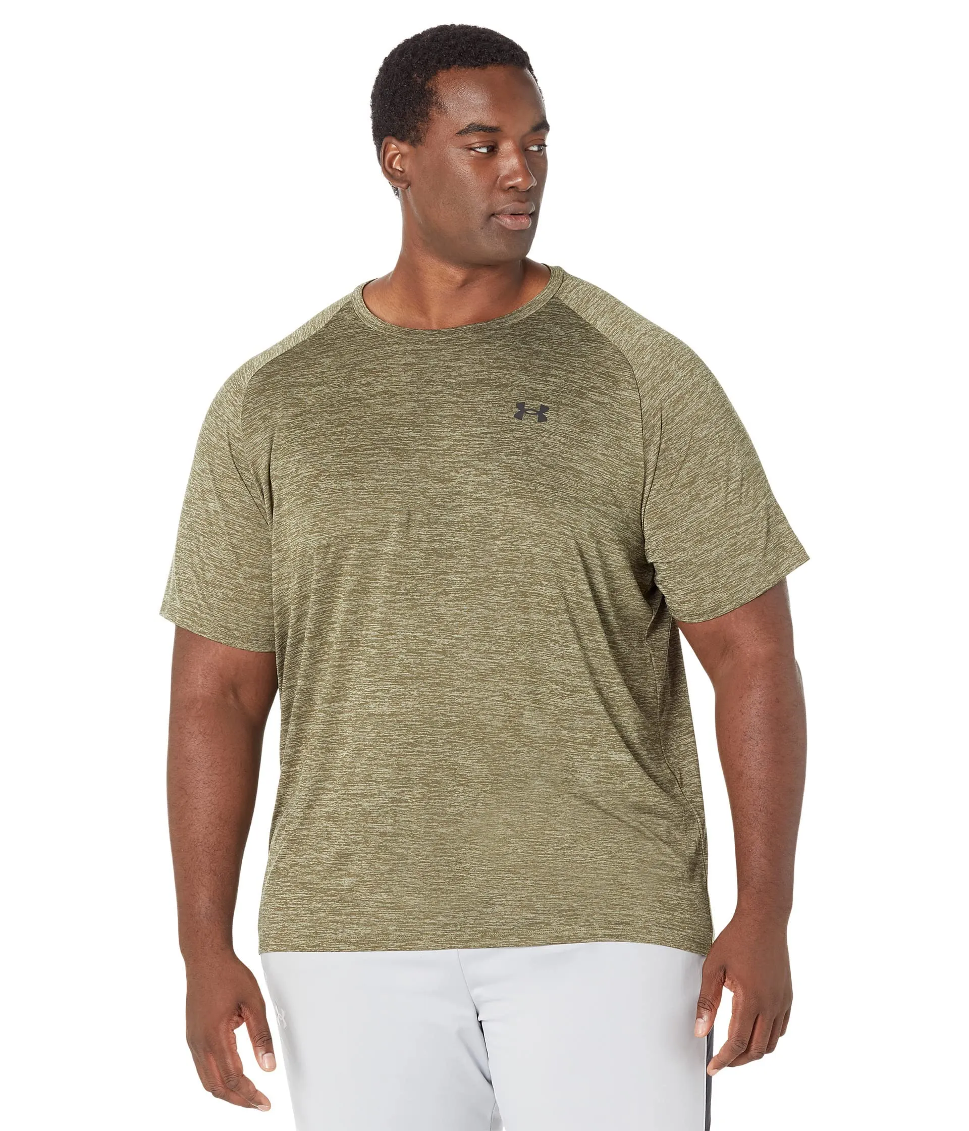 Under Armour Men's Tech 2.0 Short Sleeve T-Shirt - White / Overcast Gray - XS - immagine 1