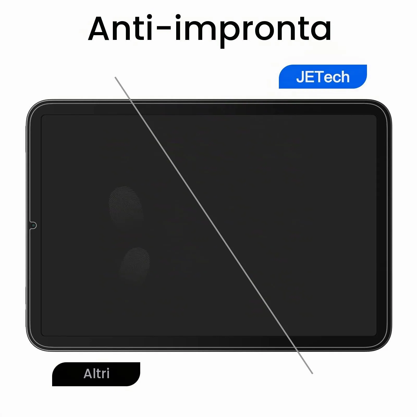 JETech Pellicola Protettiva Effetto Carta Opaca per iPad mini A17 Pro / mini 6 - immagine 6