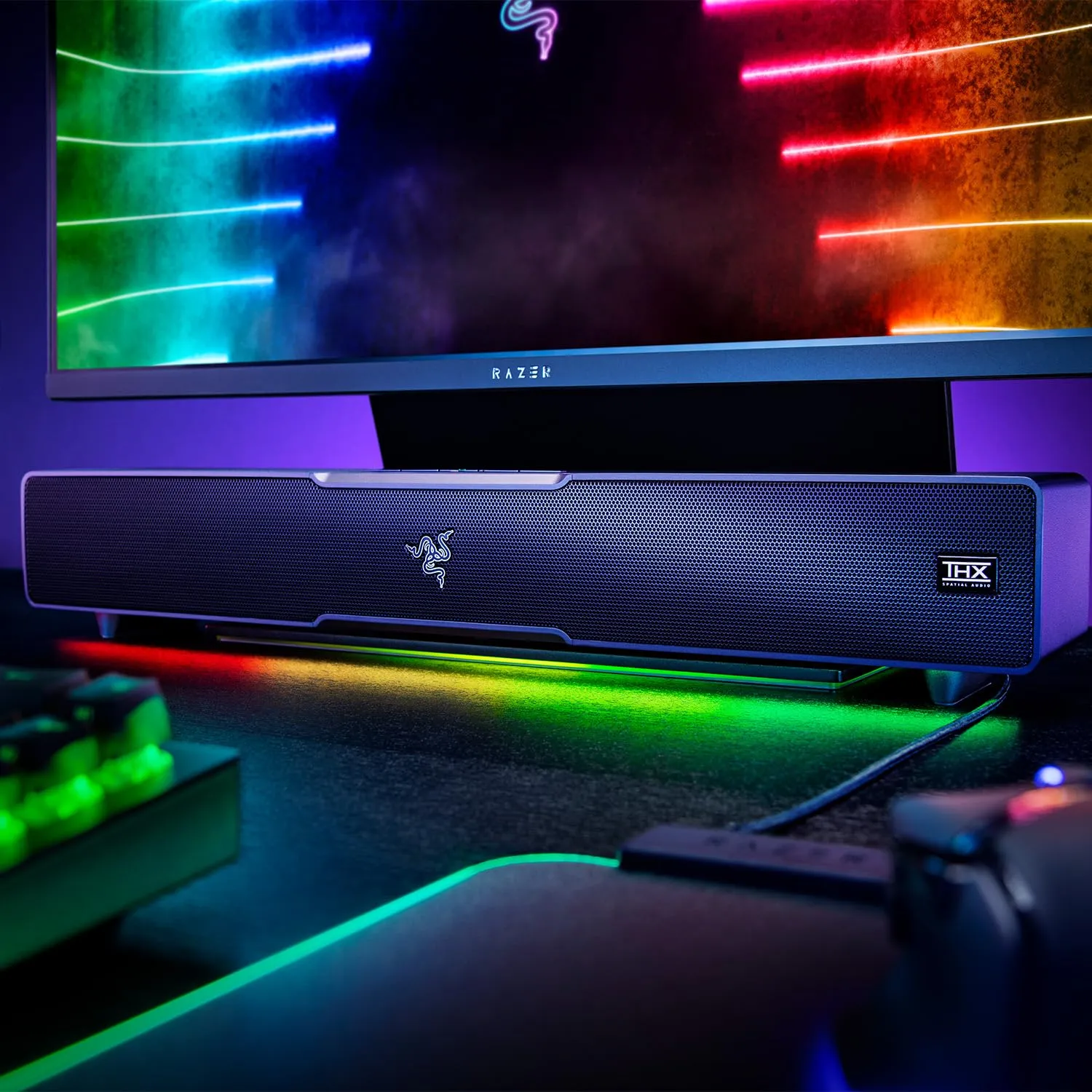 Razer Leviathan V2 Soundbar per PC Gaming con Subwoofer, Dolby 5.1, Nero - immagine 10