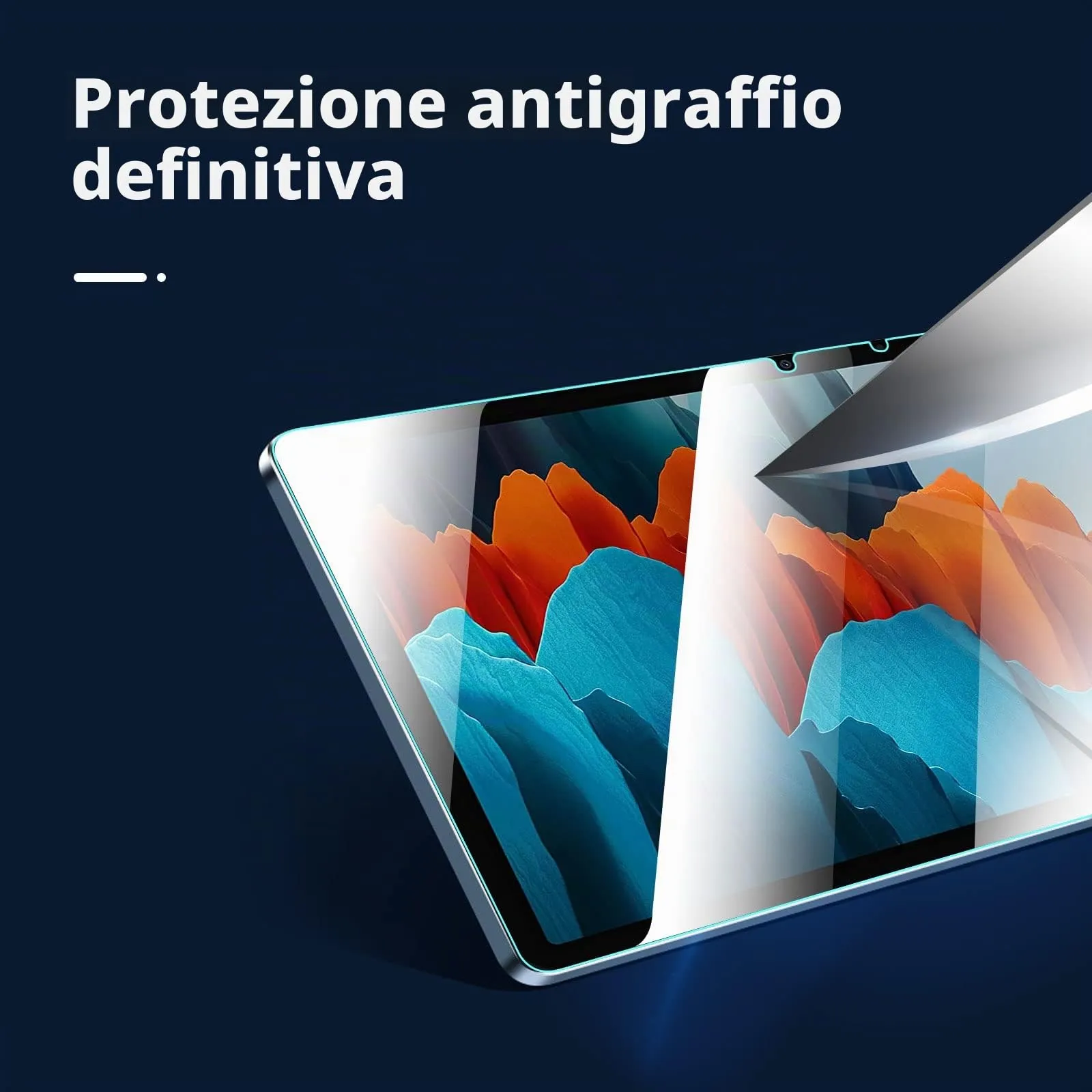 NEW'C Pellicola in Vetro Temperato per Samsung Galaxy Tab S7/S8 11 pollici - immagine 6