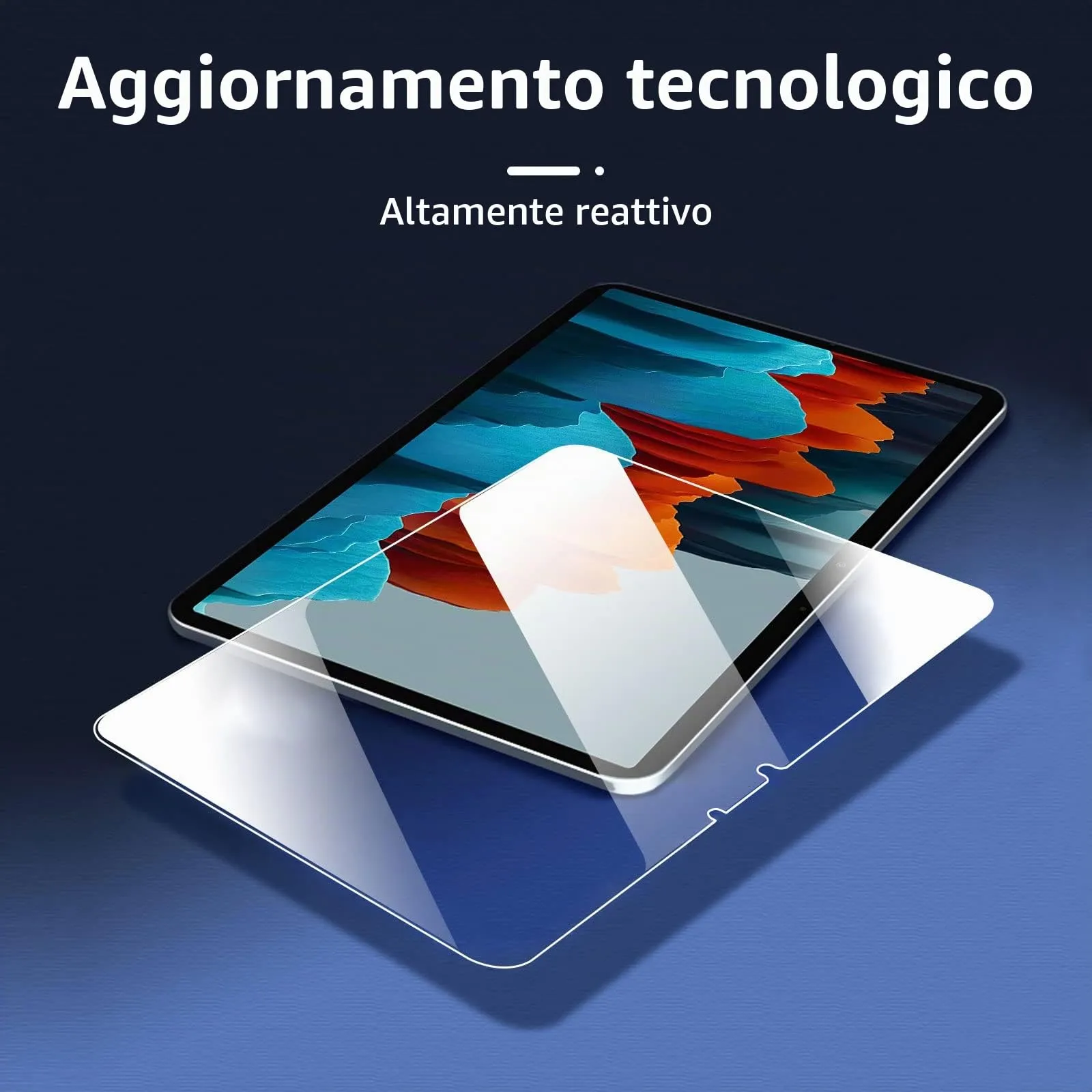 NEW'C Pellicola in Vetro Temperato per Samsung Galaxy Tab S7/S8 11 pollici - immagine 7