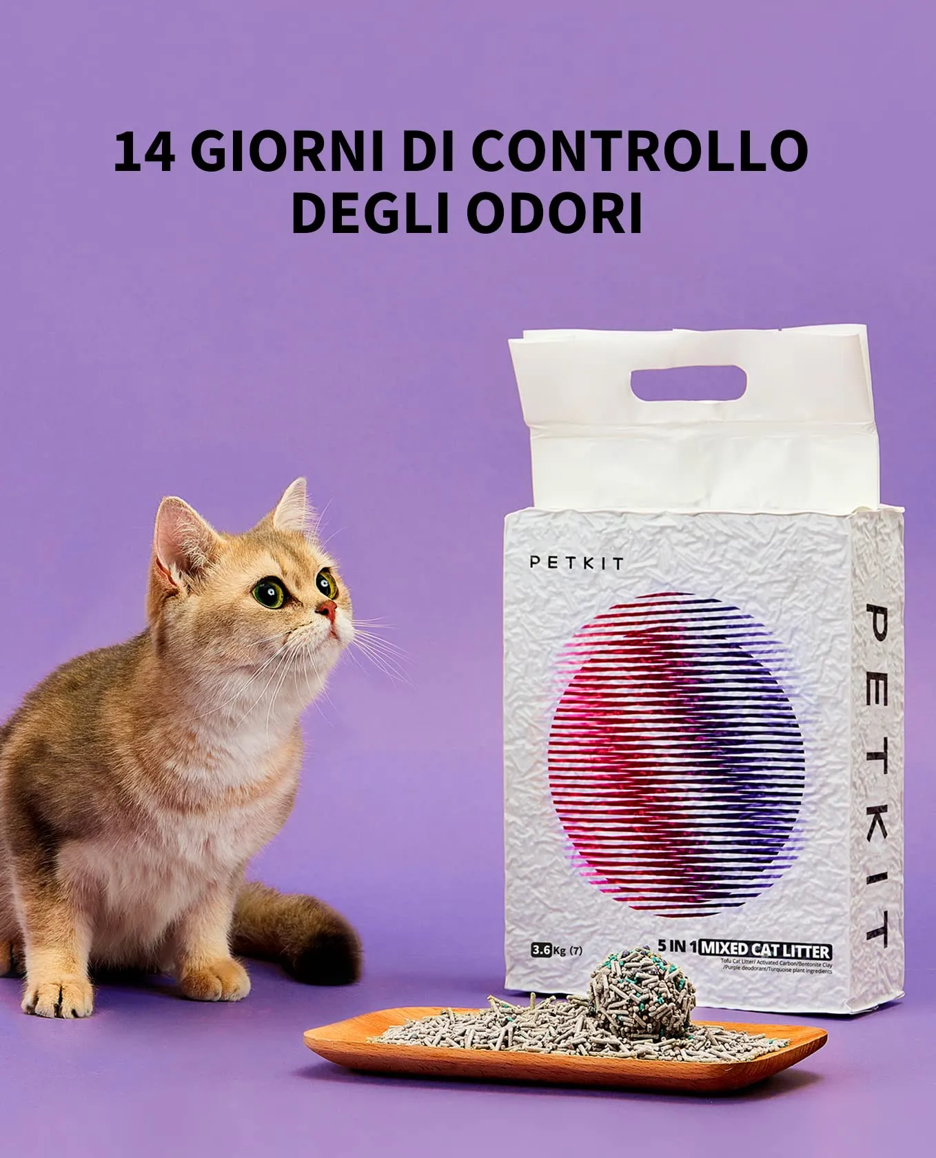 PETKIT Lettiera per Gatti Mista, 2 x 3,6 kg - immagine 2
