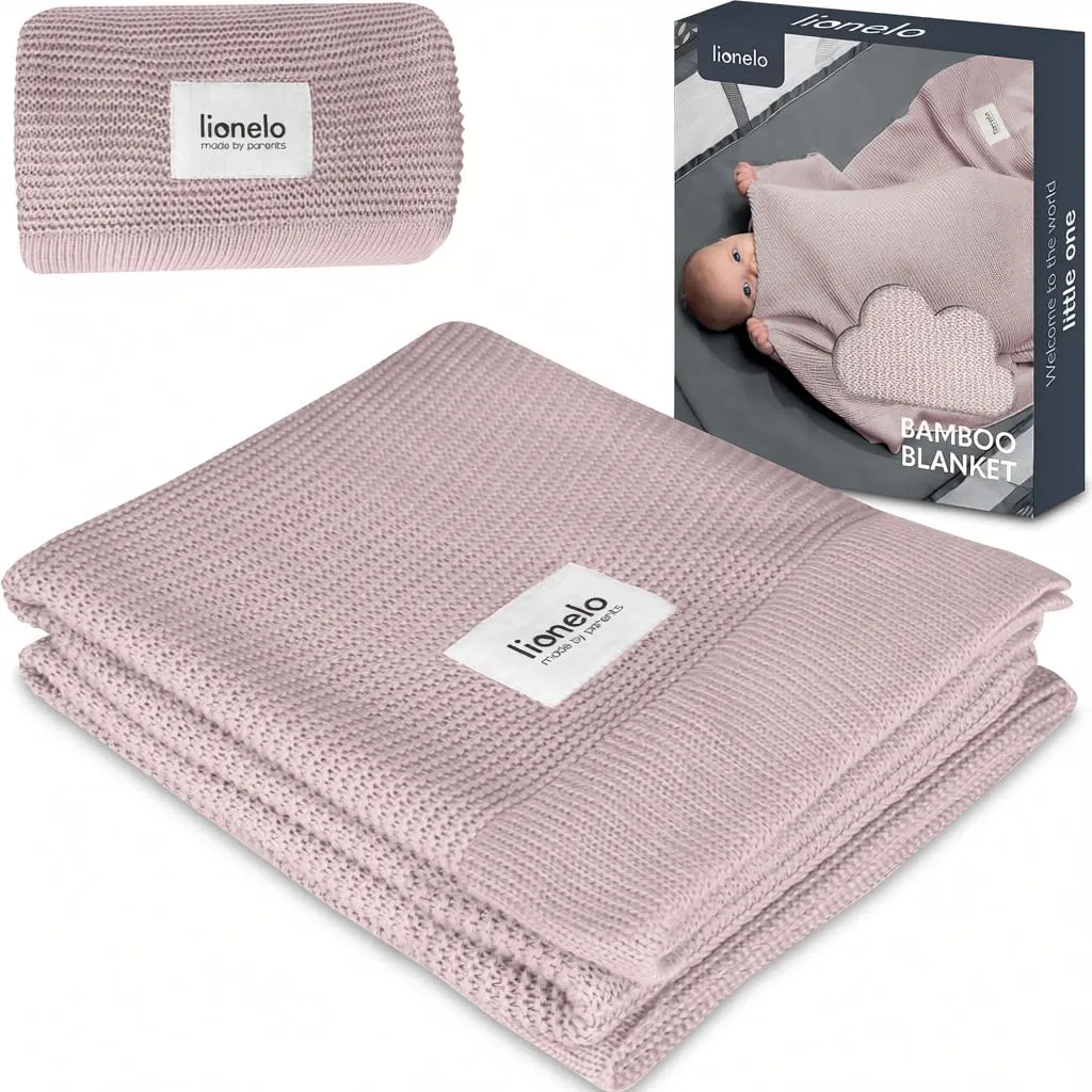 Lionelo Bamboo Blanket Baby Lightweight 100x75 cm Bamboo Cotton - immagine 1