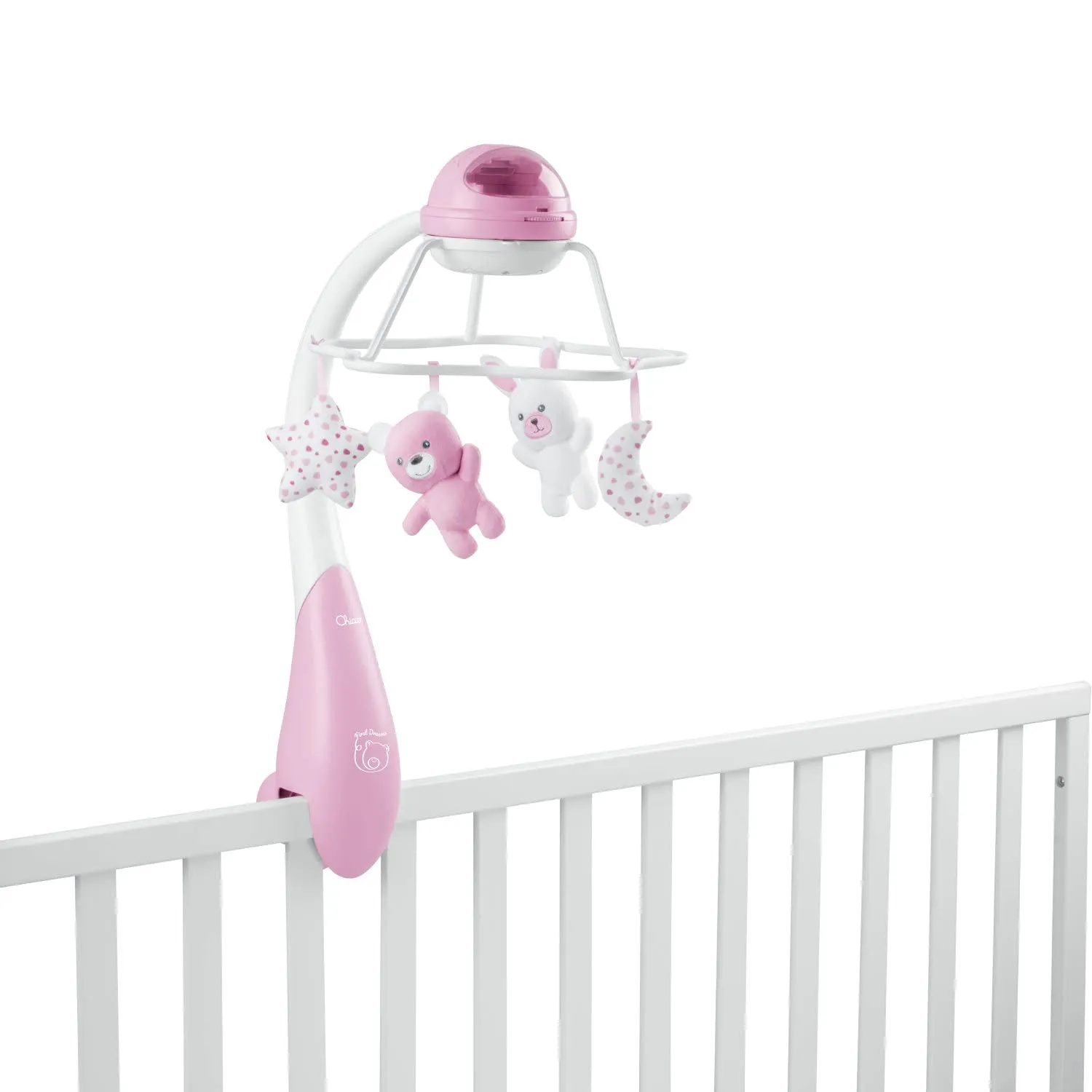 Chicco First Dreams Giostrina Musicale Arcobaleno 3in1, Rosa - immagine 2