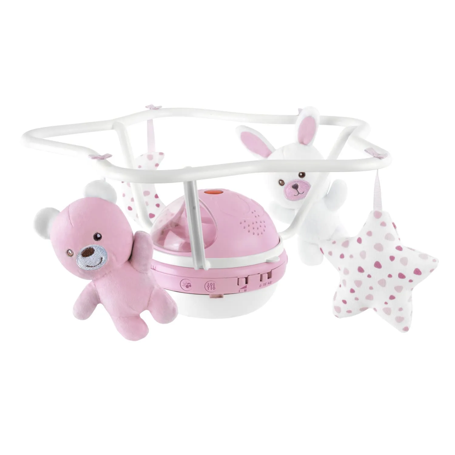 Chicco First Dreams Giostrina Musicale Arcobaleno 3in1, Rosa - immagine 5