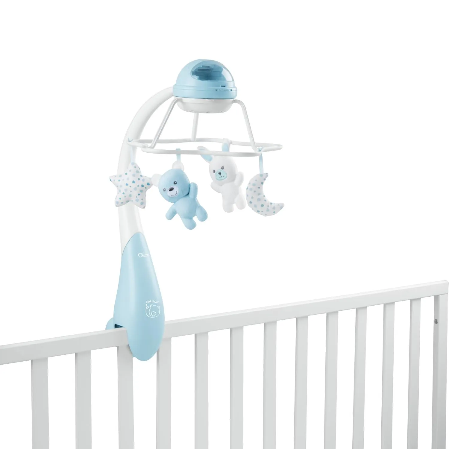 Chicco First Dreams Giostrina Musicale Arcobaleno 3in1, Blu - immagine 2