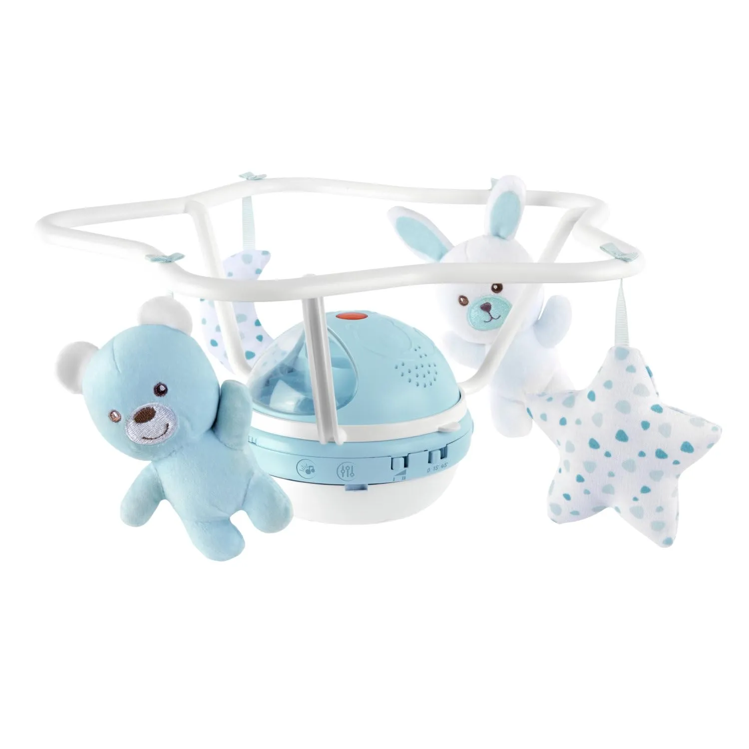 Chicco First Dreams Giostrina Musicale Arcobaleno 3in1, Blu - immagine 3