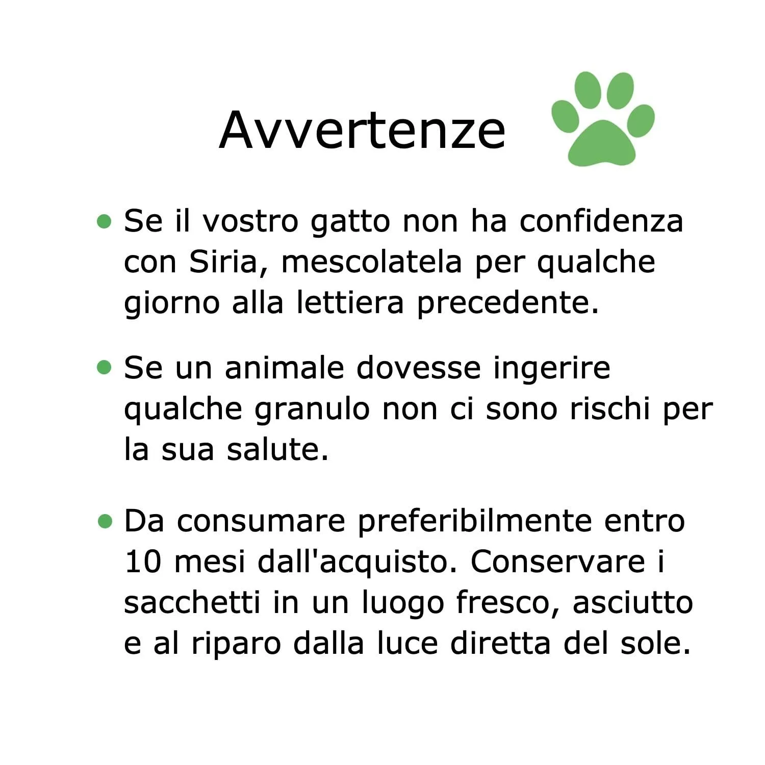 Siria Lettiera per Gatti Vegetale e Agglomerante, 60L (Set 6 sacchi da 10L) - immagine 7