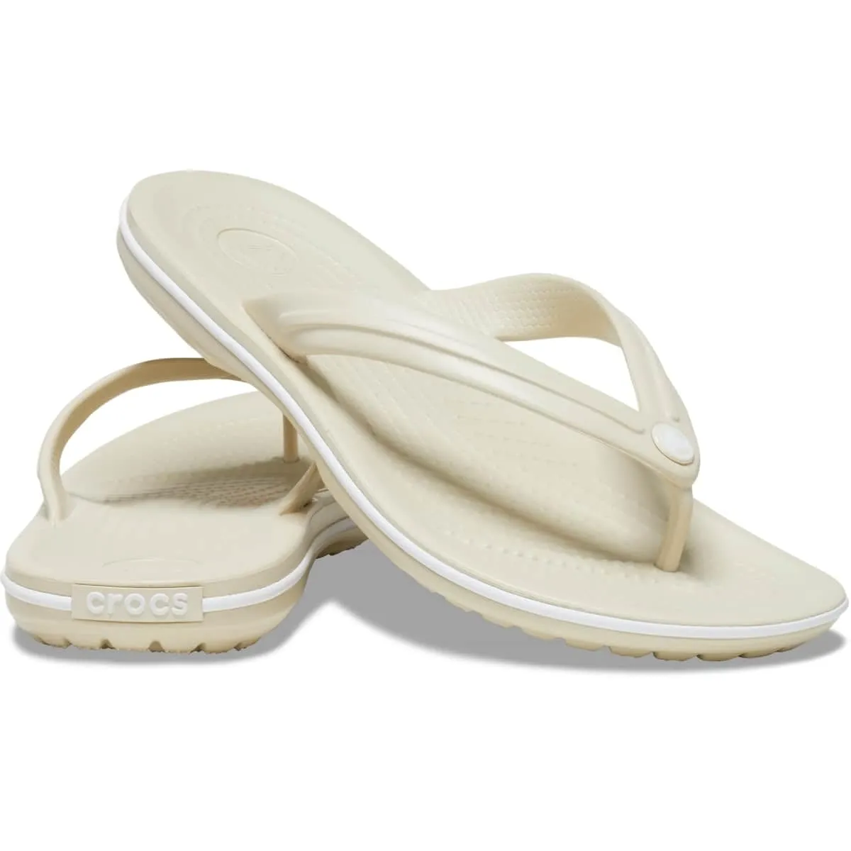 Crocs Crocband Flip Unisex Adulto, Bone, 41/42 EU - immagine 2
