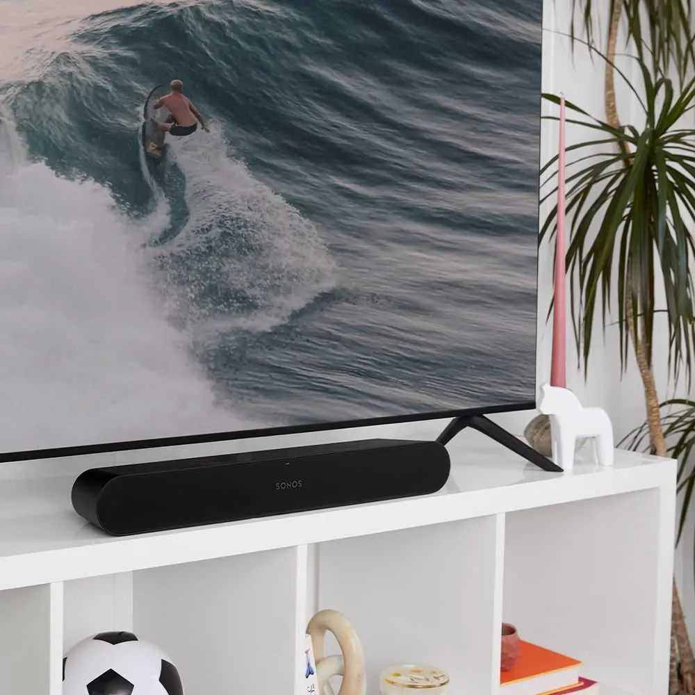 Sonos Ray Soundbar per TV e musica, Nero - immagine 5