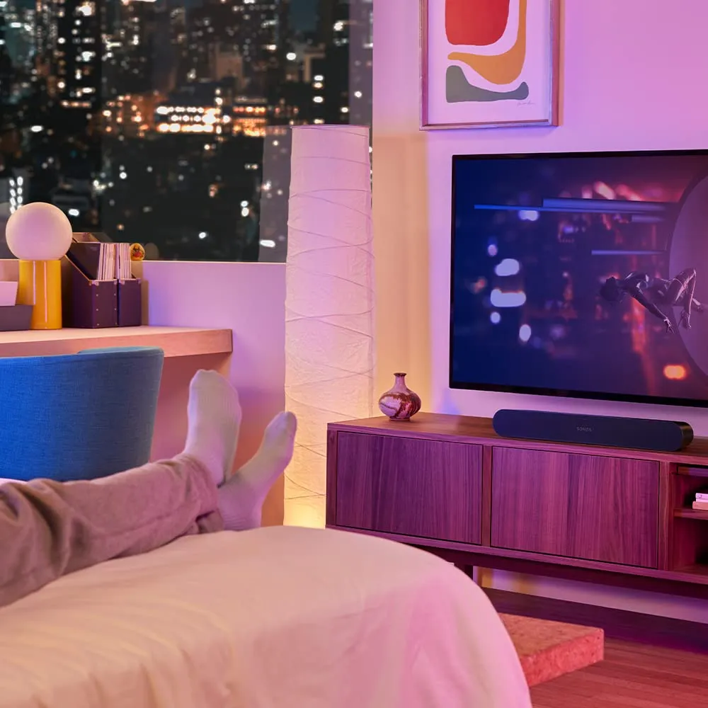 Sonos Ray Soundbar per TV e musica, Nero - immagine 6