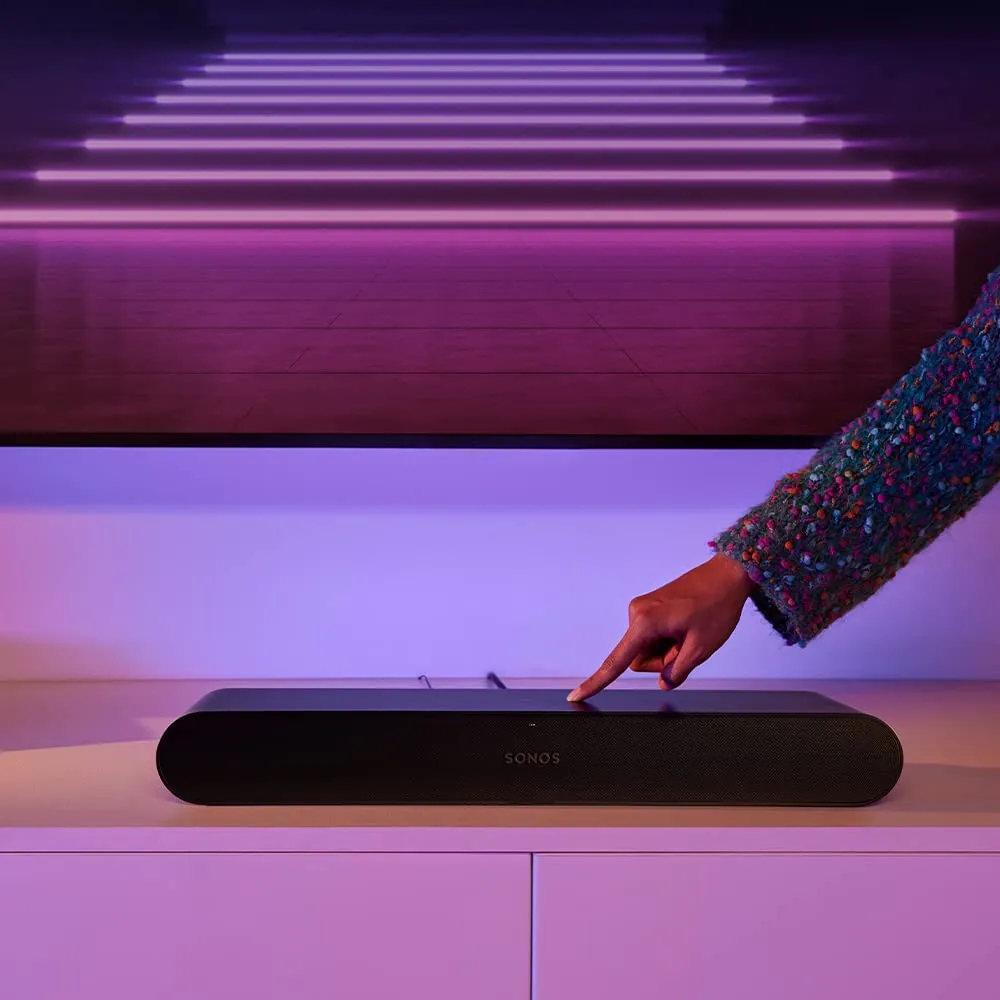 Sonos Ray Soundbar per TV e musica, Nero - immagine 7