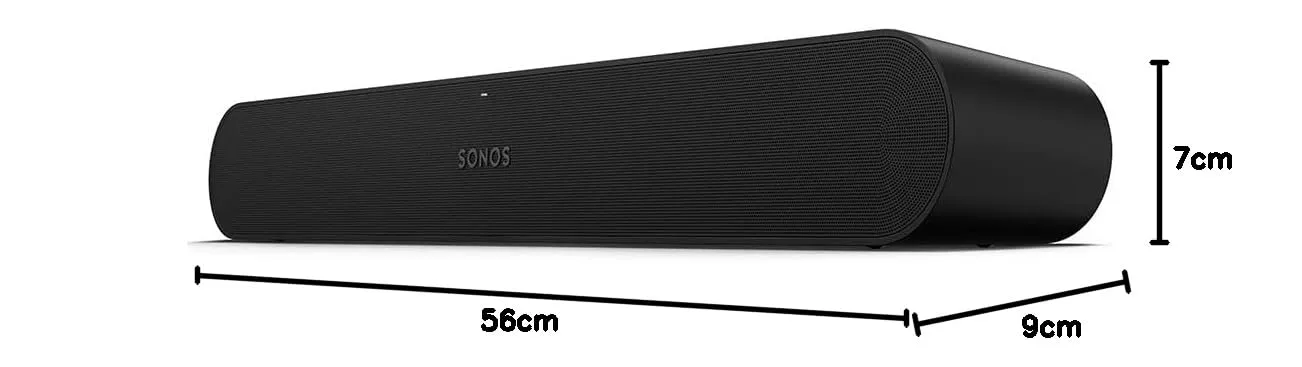 Sonos Ray Soundbar per TV e musica, Nero - immagine 9