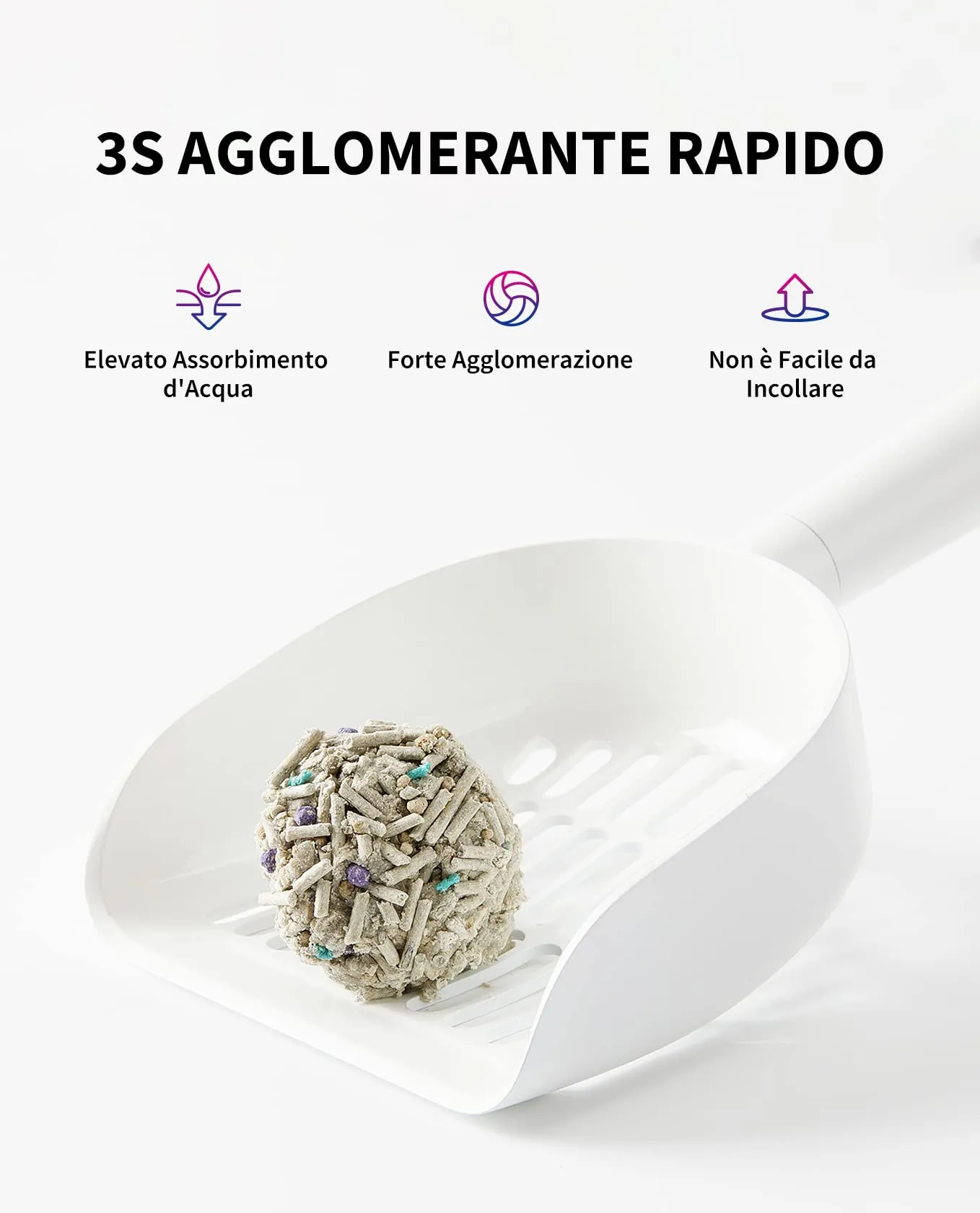PETKIT Lettiera per Gatti Mista 5 in 1, Confezione da 4 - immagine 3