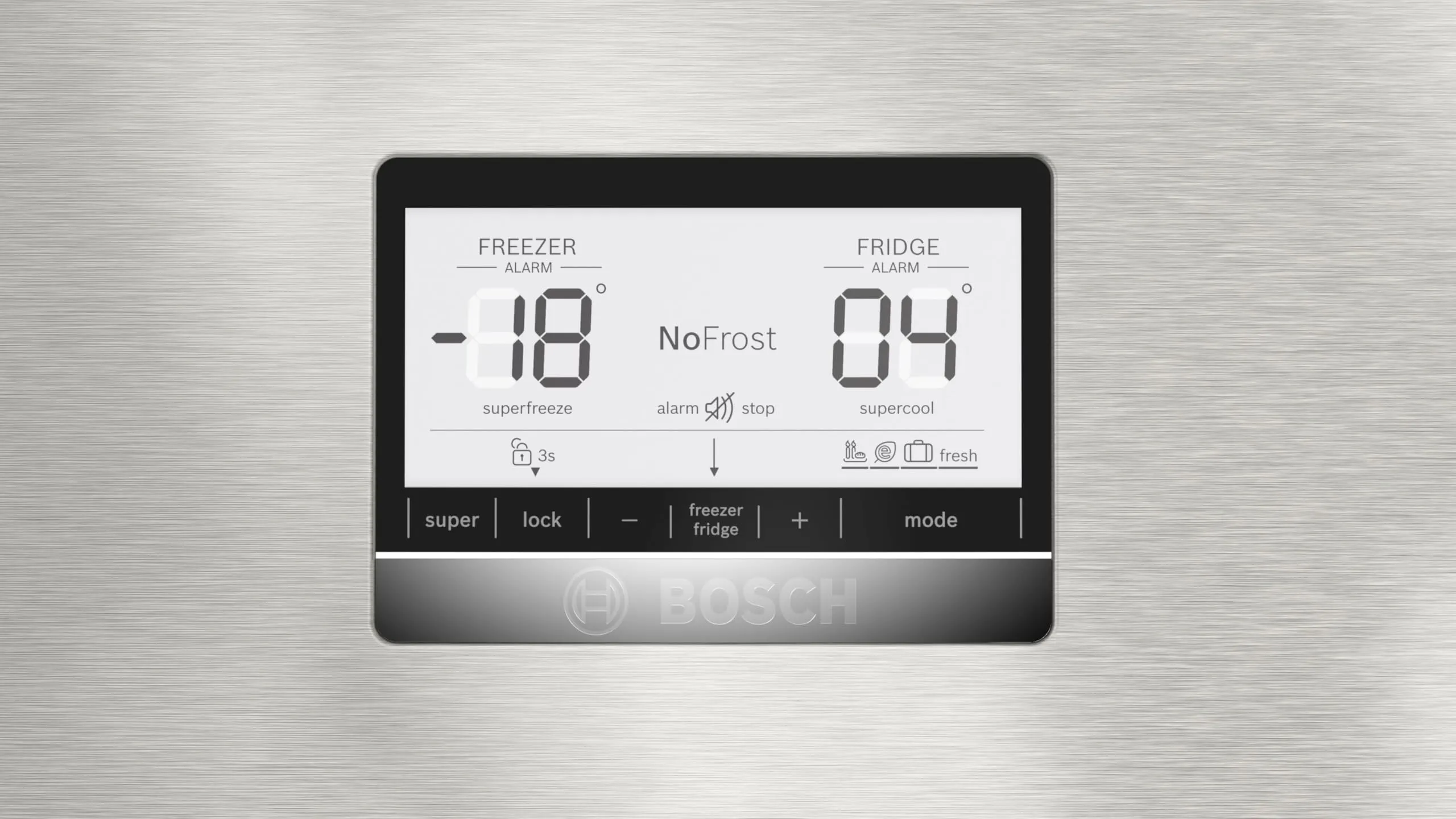 Bosch Serie 6 KGN86AIDR Frigo Combinato Total No Frost 186x86 cm Acciaio - immagine 3