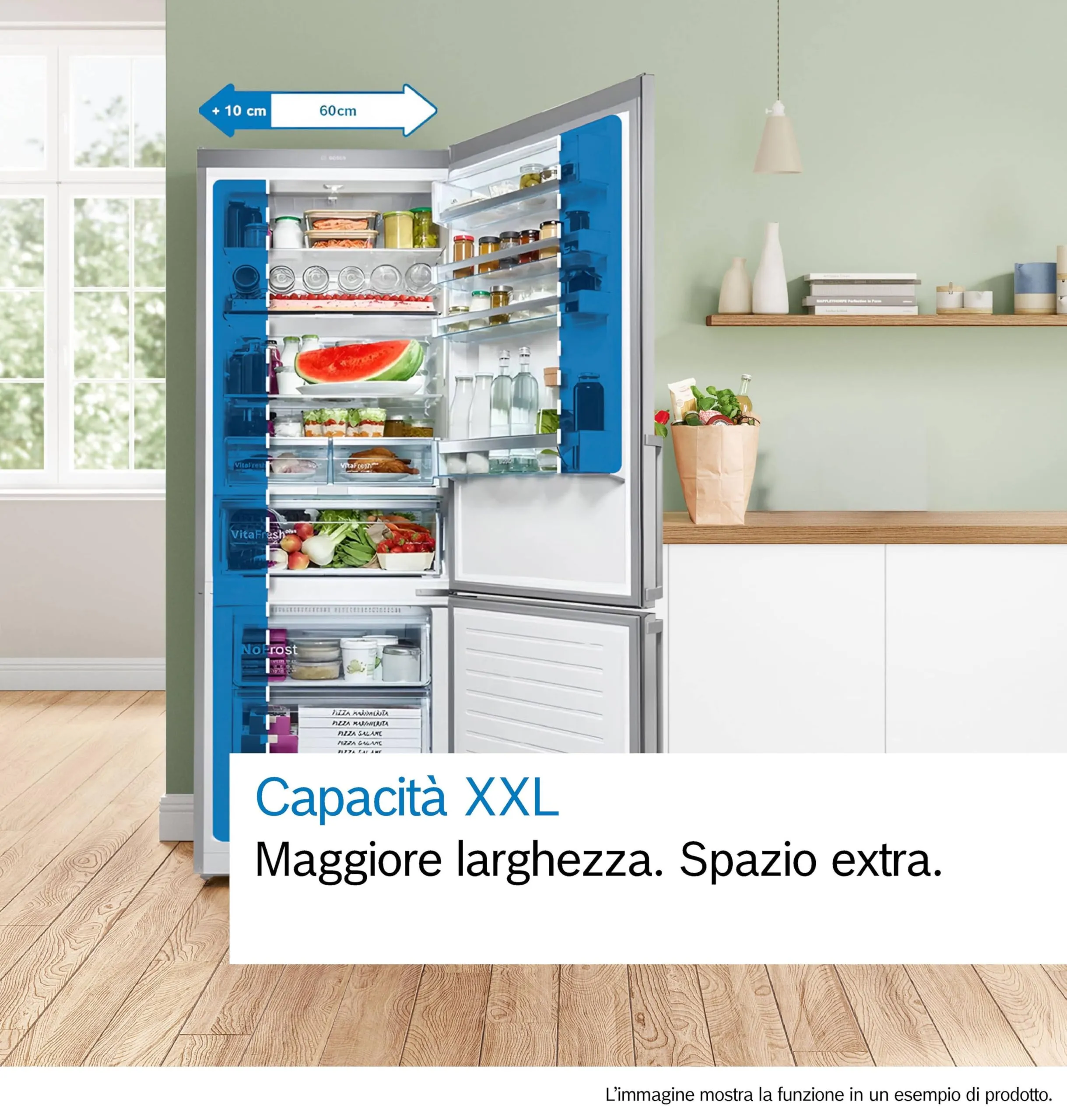 Bosch Serie 6 KGN86AIDR Frigo Combinato Total No Frost 186x86 cm Acciaio - immagine 10