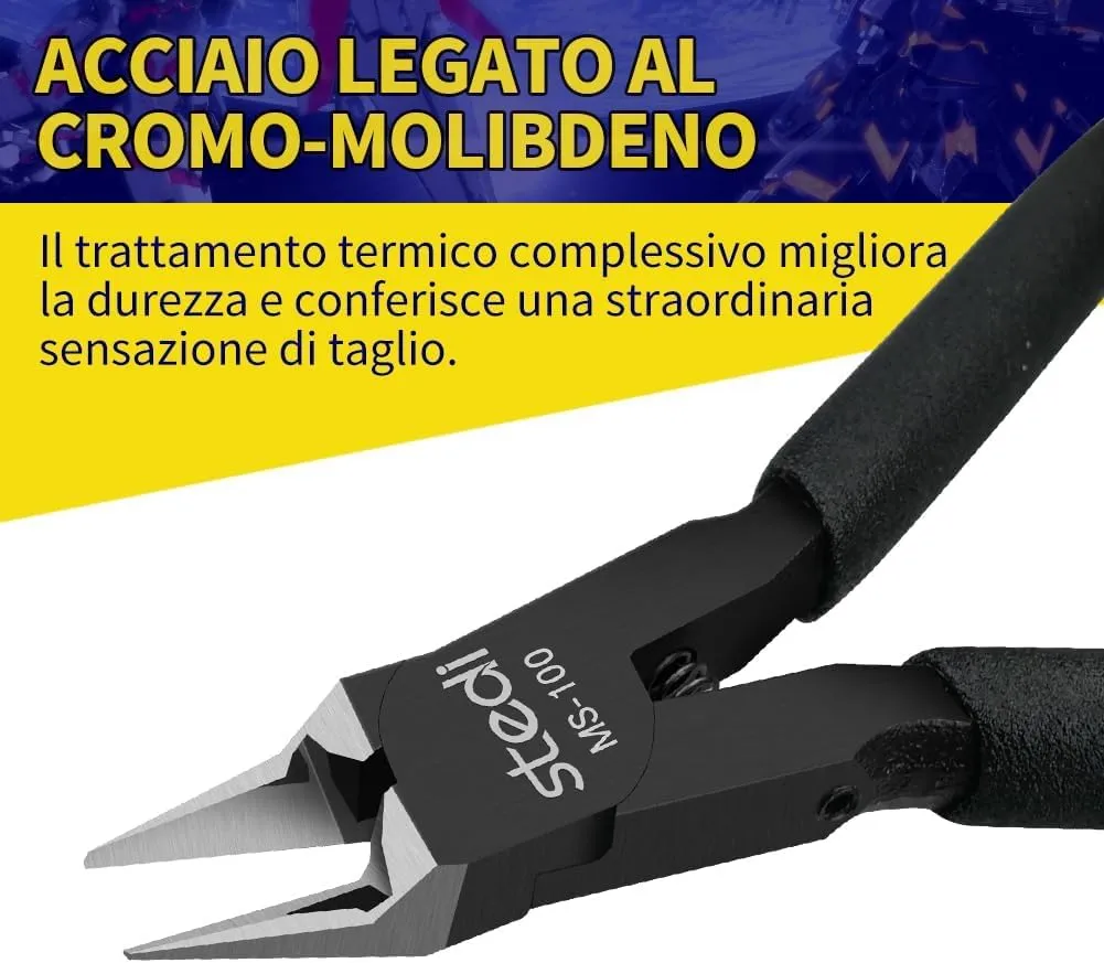 Stedi MS-100 Model Nipper, 4.8-inch, Nero - immagine 6