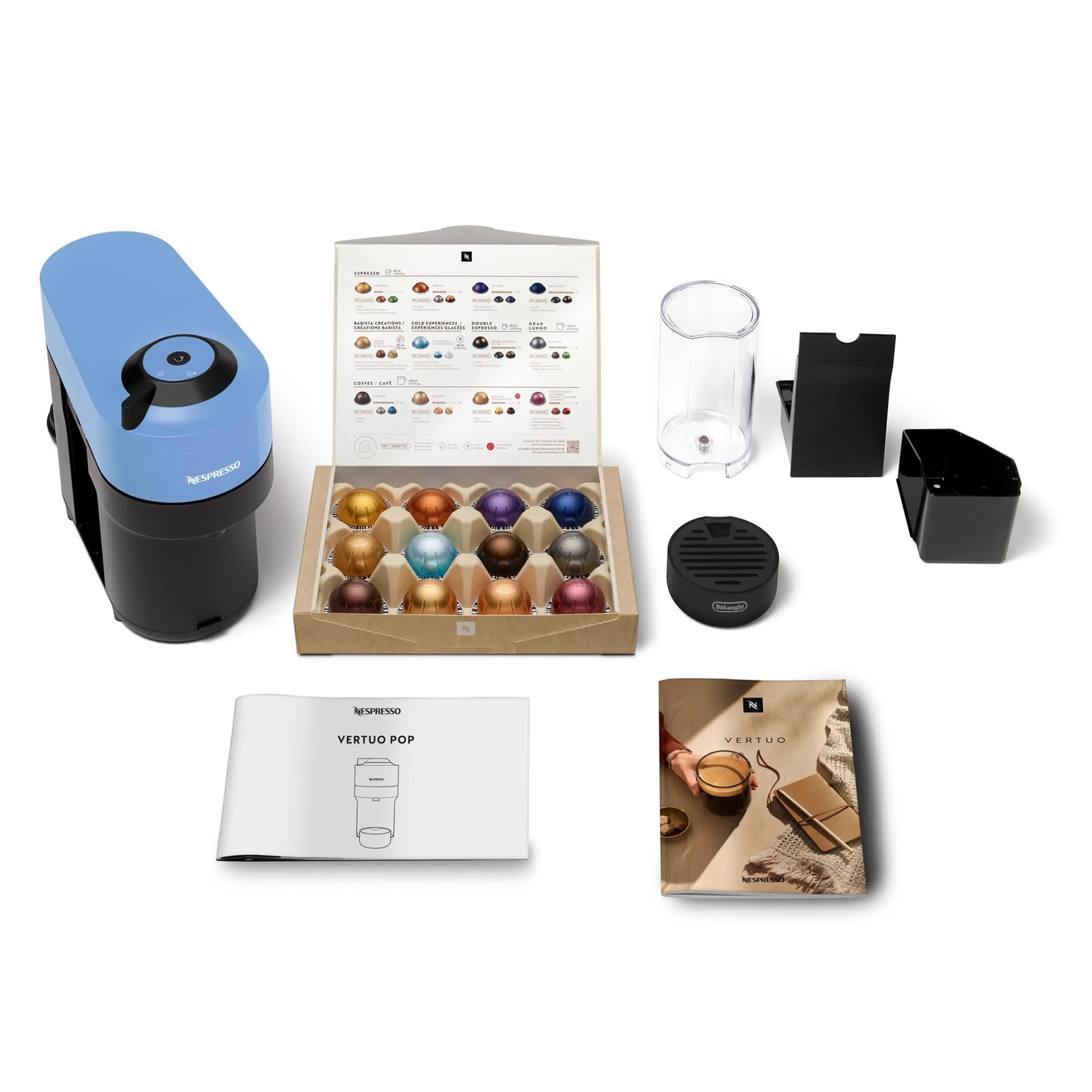 De'Longhi Nespresso Vertuo Pop ENV90.A Macchina del Caffè, Pacific Blue - immagine 10