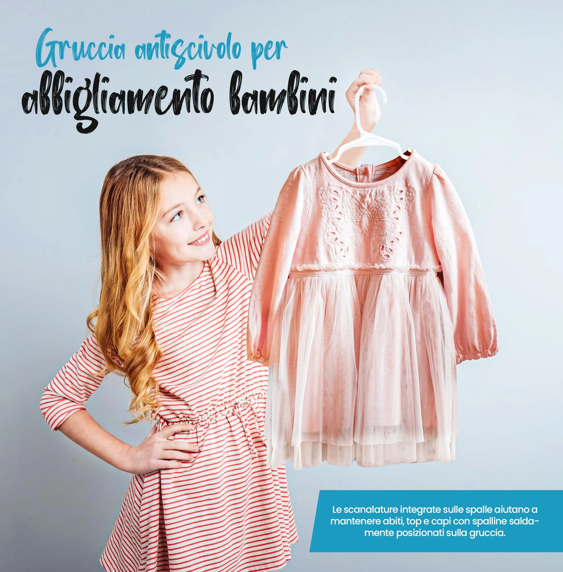 Utopia Home Grucce per bambini salvaspazio, Pack di 40, Bianco - immagine 8