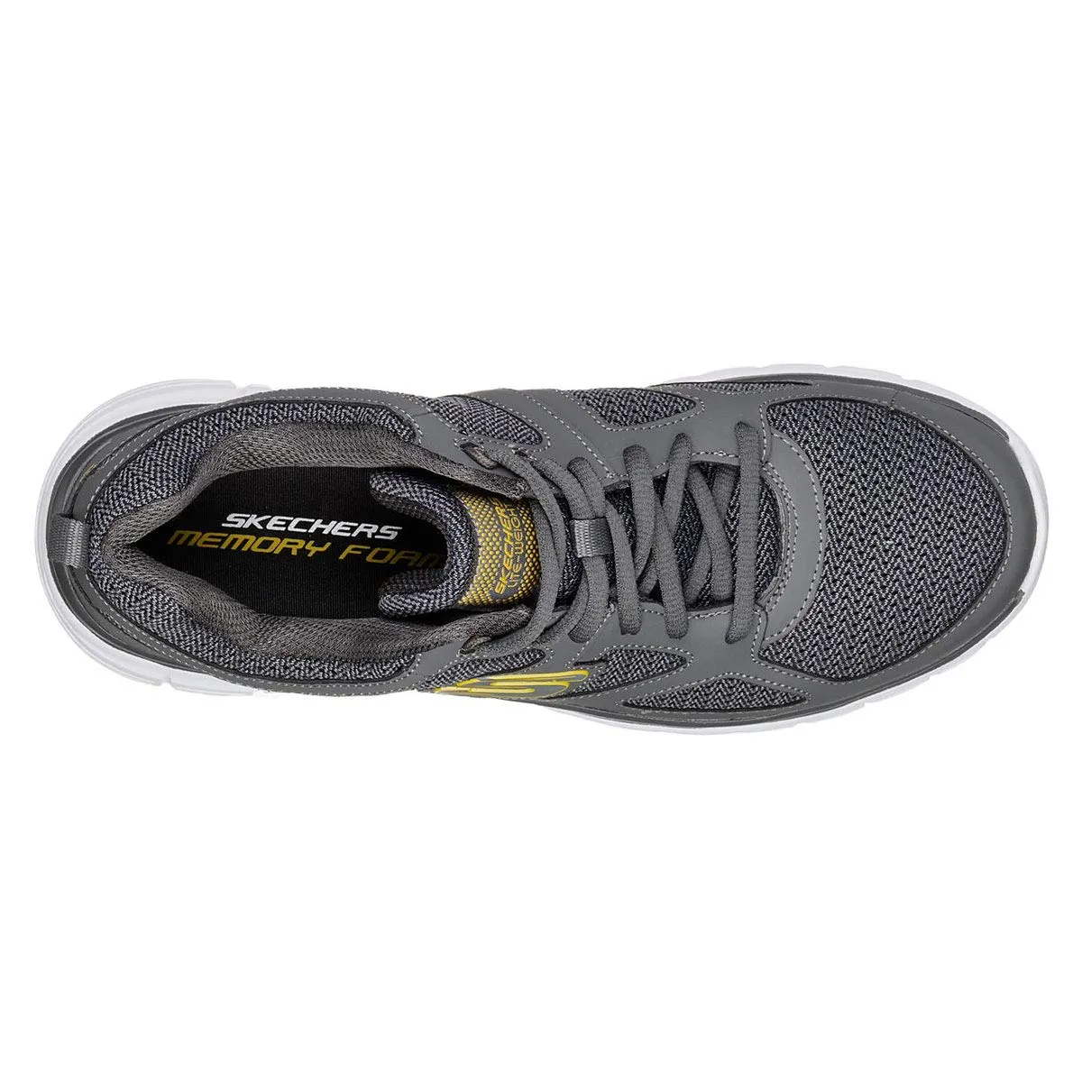 Skechers Burns Agoura Men's Sneakers, Charcoal, 42.5 EU - immagine 3