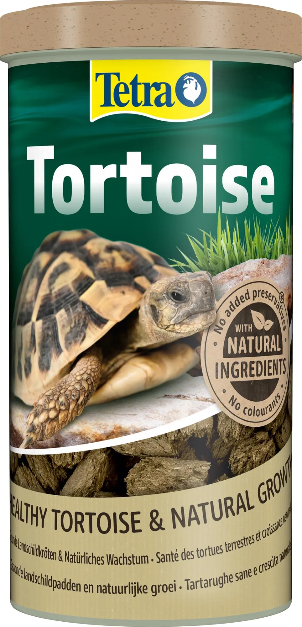 Tetra Tortoise Mangime di Base per Tartarughe di Terra 1 L - immagine 1