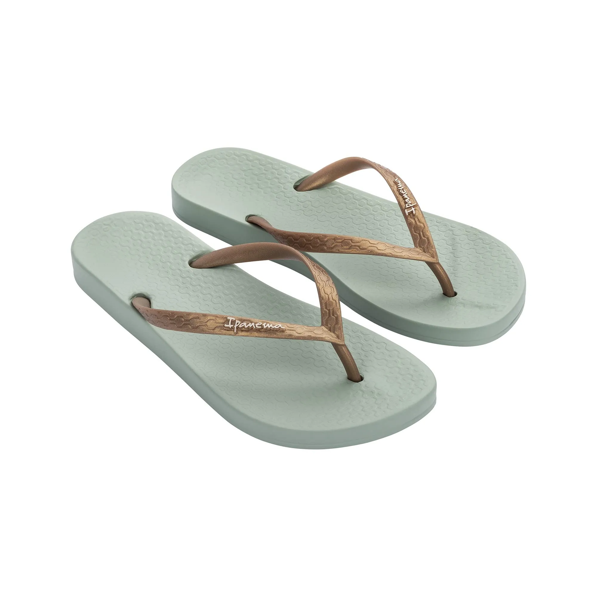 Ipanema Anatomica Tan Fem Flip Flops - Verde Oro - immagine 1