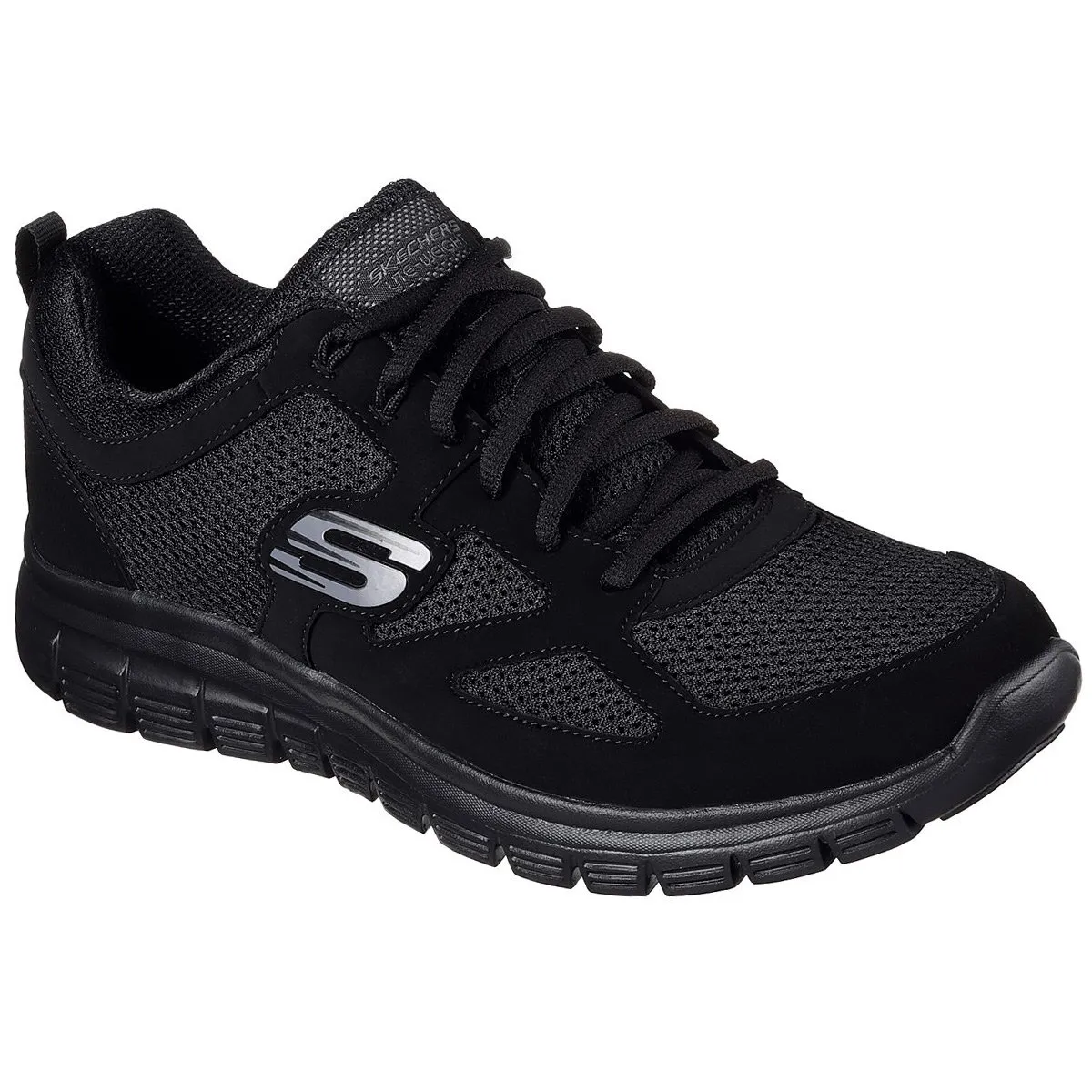 Skechers Burns Agoura Uomo Scarpe da ginnastica, Black, 43 EU - immagine 5
